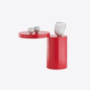 Tecta K8A Couch Table Red Lacquered