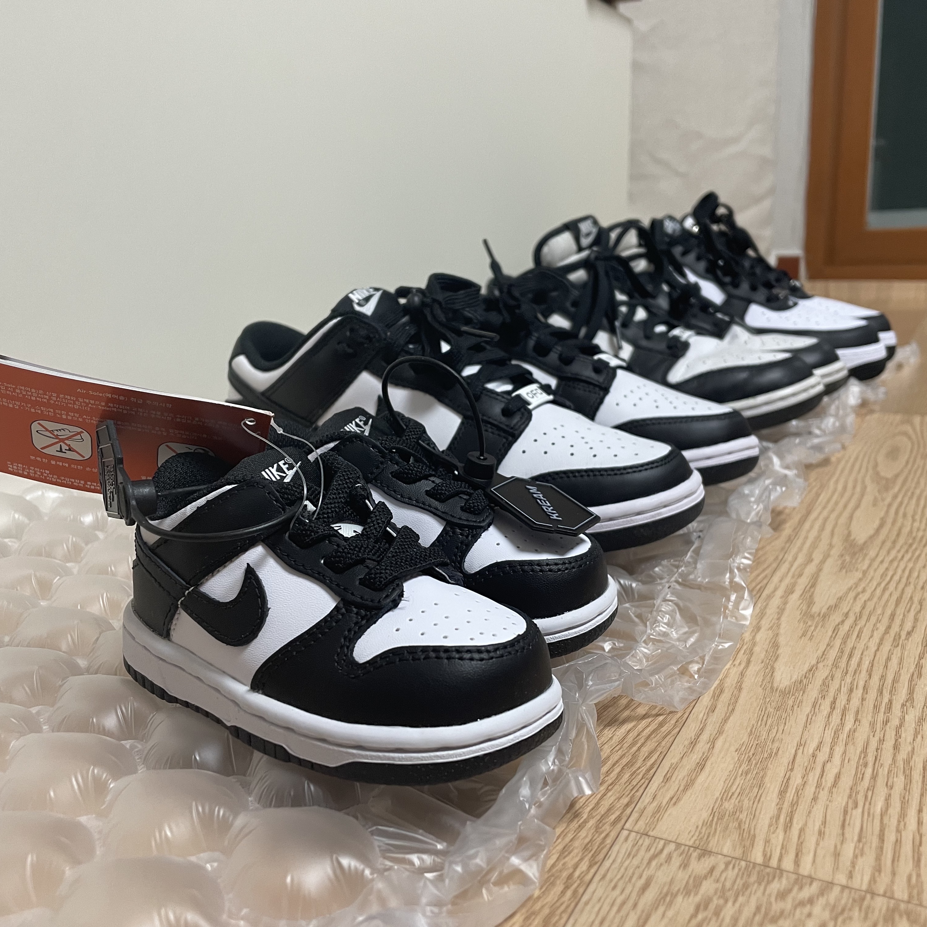 (TD) Nike Dunk Low Black, (W) Nike Dunk Low Black 착용 스타일 - 2