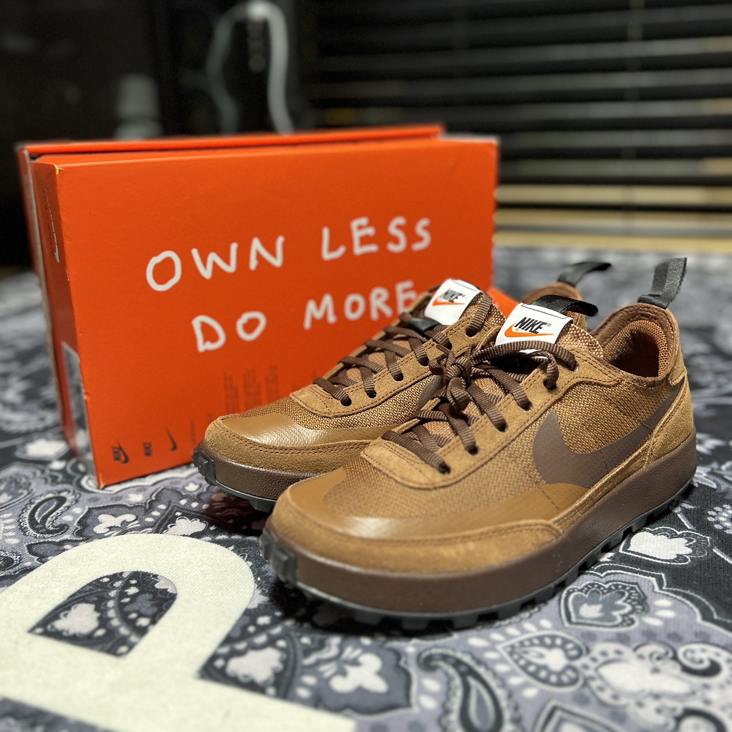 Nike x Tom Sachs General Purpose Shoe Brown 착용 스타일 - 2