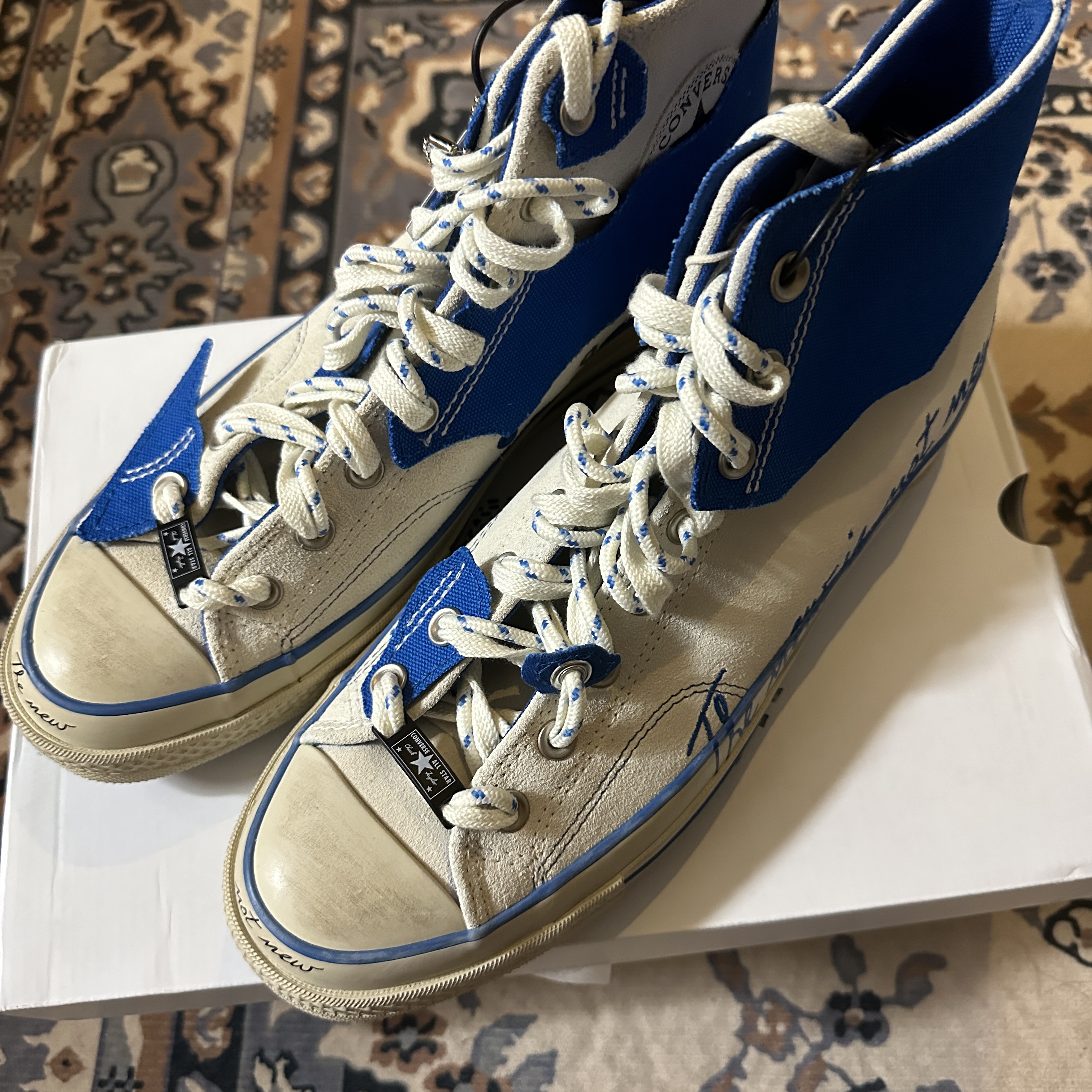 Converse x Ader Error Chuck 70 High White 착용 스타일 - 3