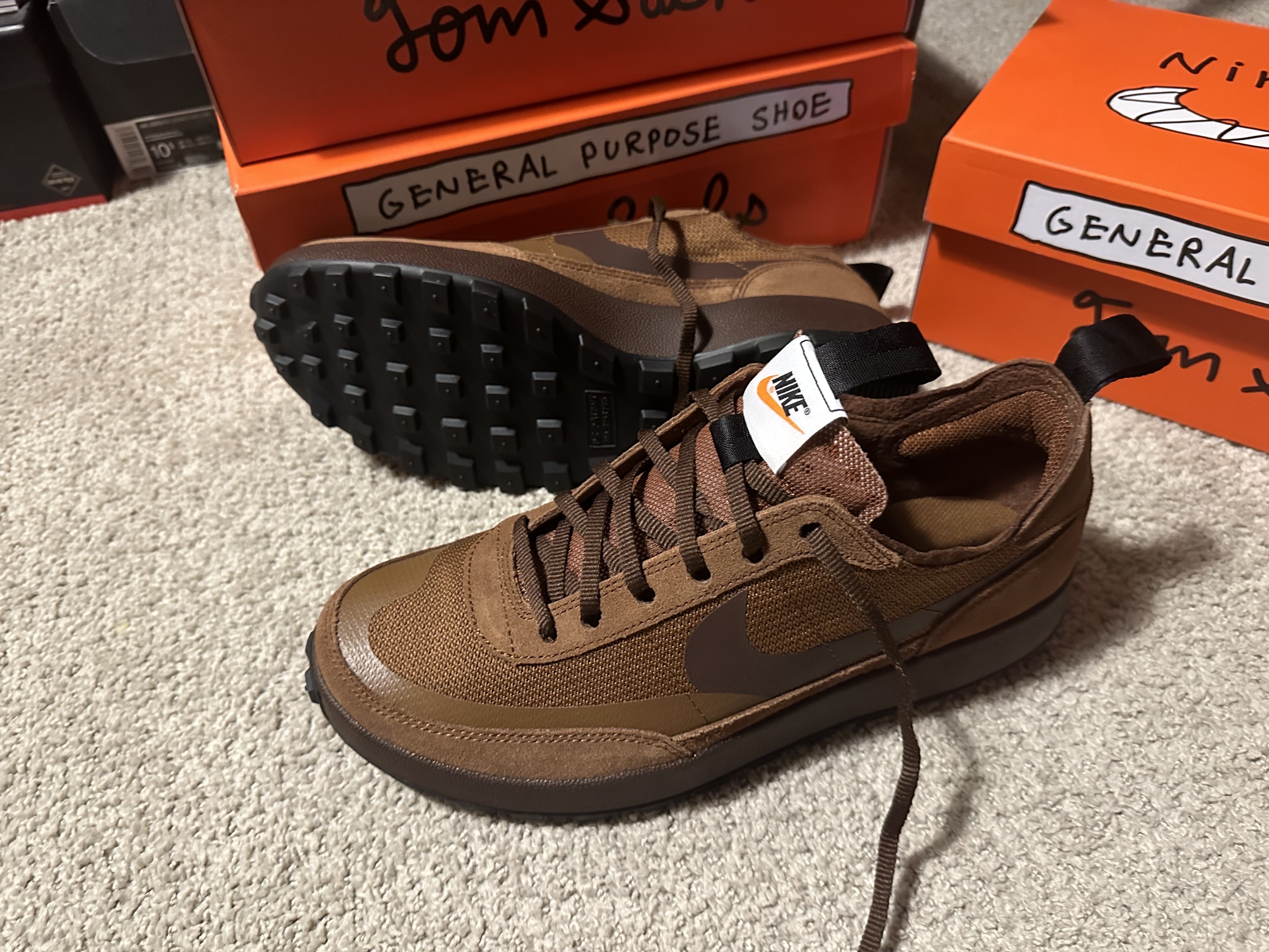 Nike x Tom Sachs General Purpose Shoe Brown 착용 스타일 - 2