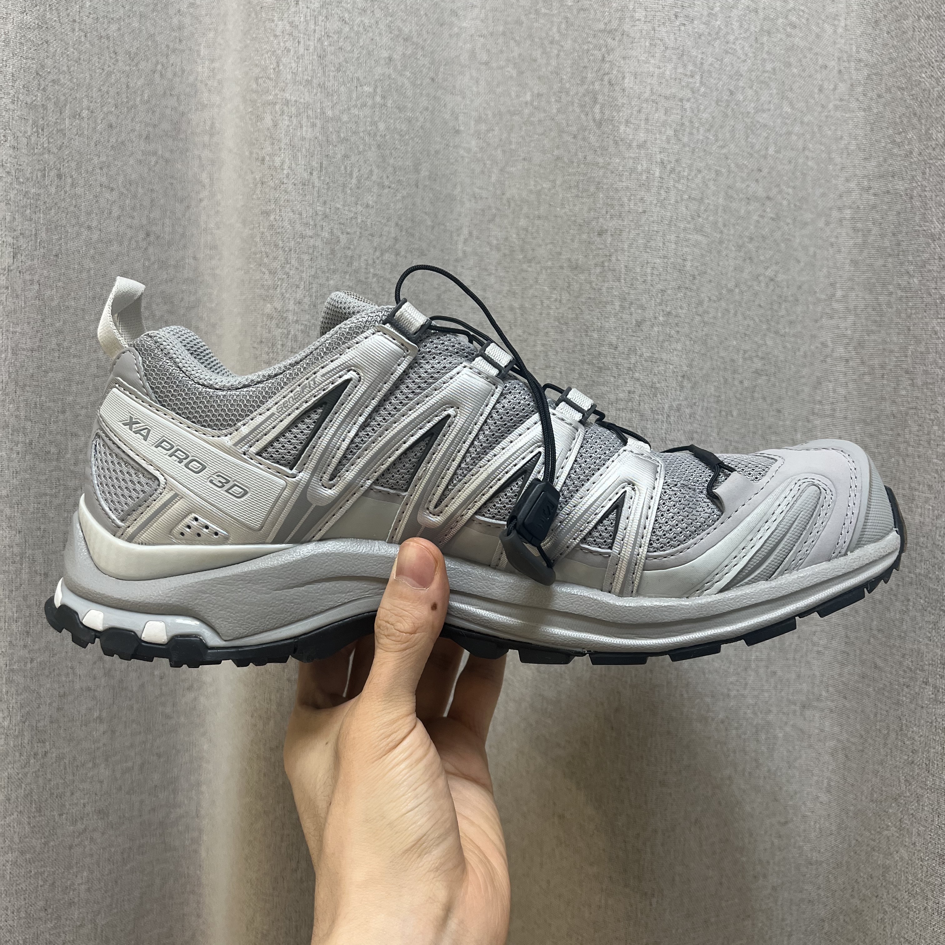 Salomon XA Pro 3D Alloy Silver 착용 스타일 - 1