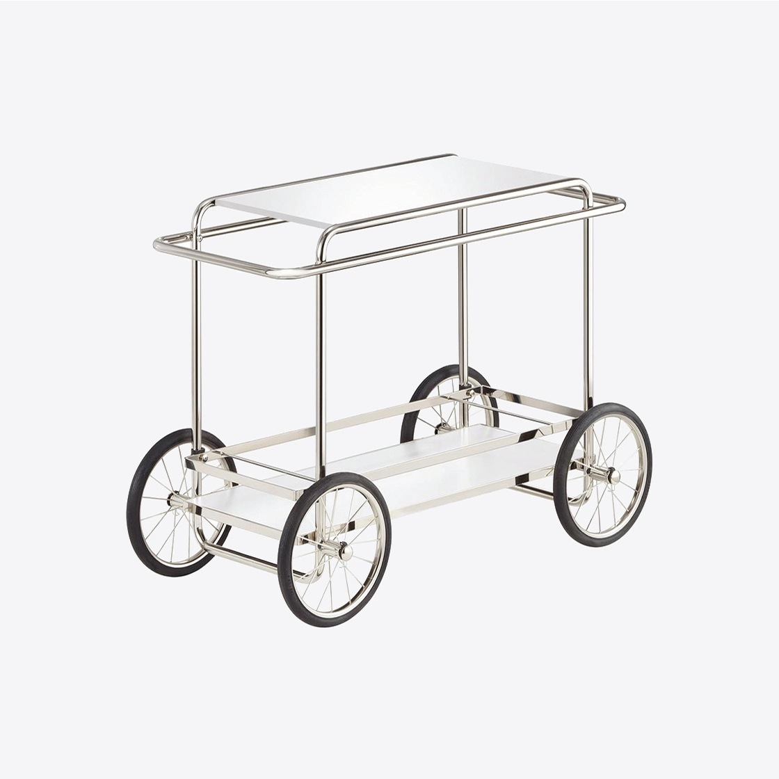 [KREAM 단독] 텍타 M4R 콘솔 트롤리 바틀 홀더 화이트([KREAM 단독] Tecta M4R Console Trolley With Bottle Holder White)