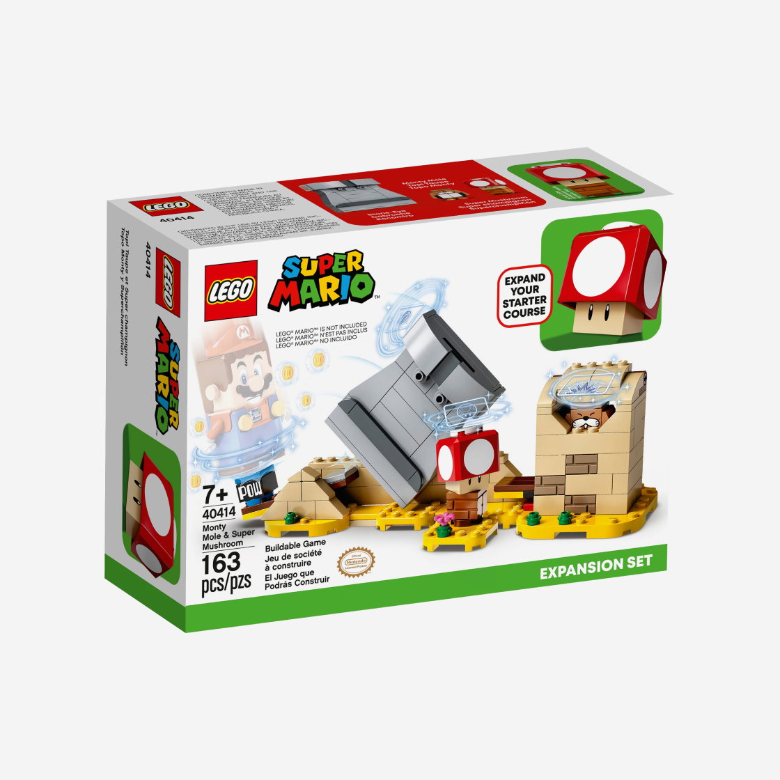 레고 슈퍼 마리오 쪼르뚜와 슈퍼버섯 확장팩(Lego Super Mario Monty Mole & Super Mushroom) - 2