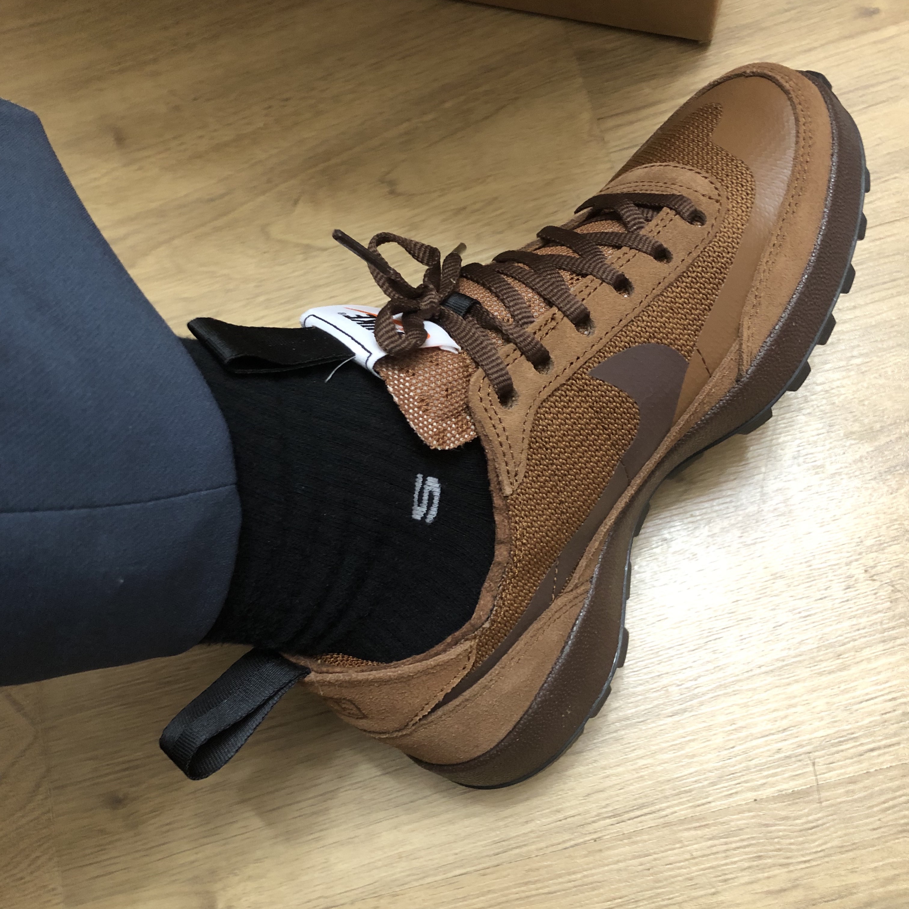 Nike x Tom Sachs General Purpose Shoe Brown 착용 스타일 - 2