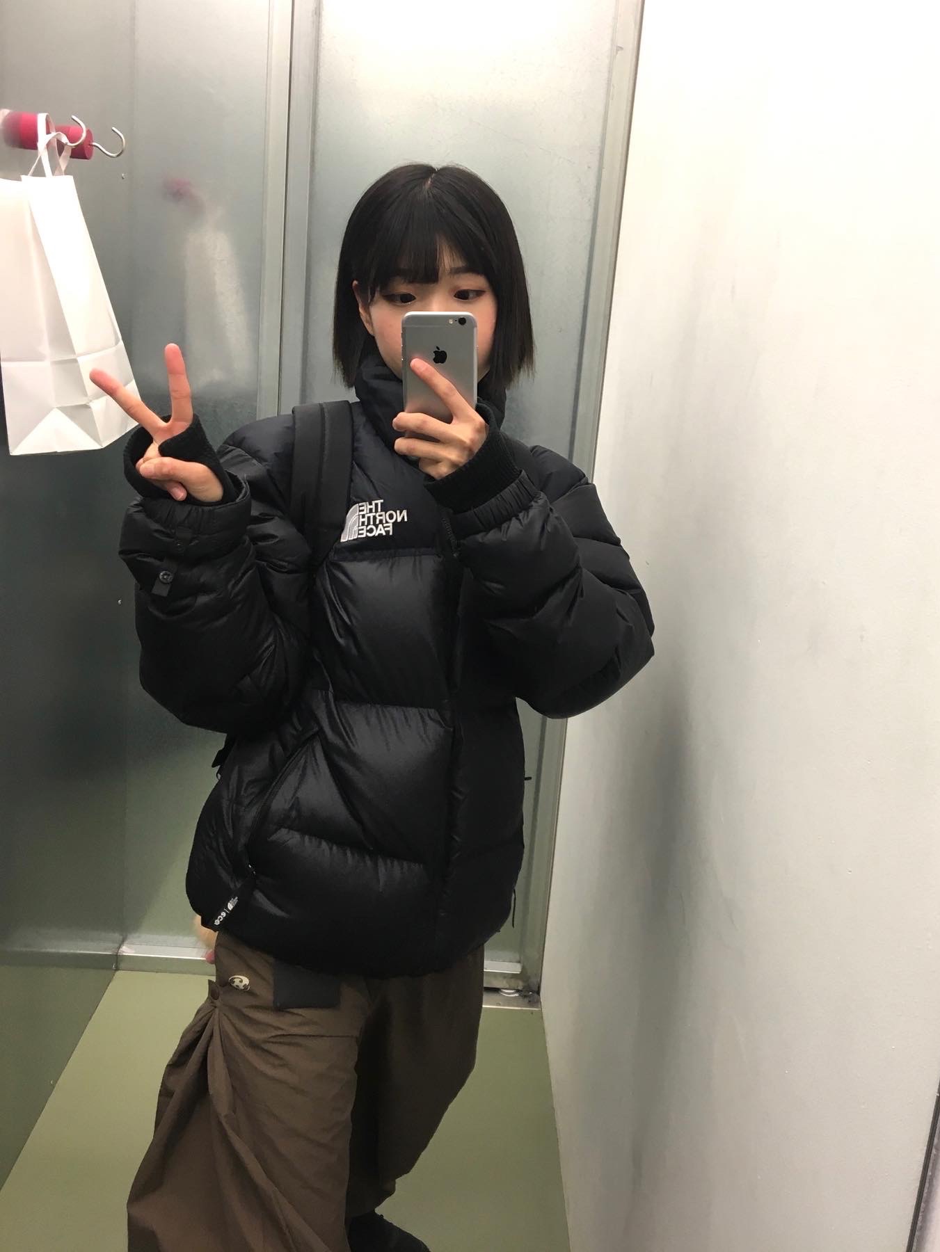 Sansan Gear Side Snap Pants Brown - 22FW, The North Face 1996 Eco Nuptse Jacket Black 착용 스타일