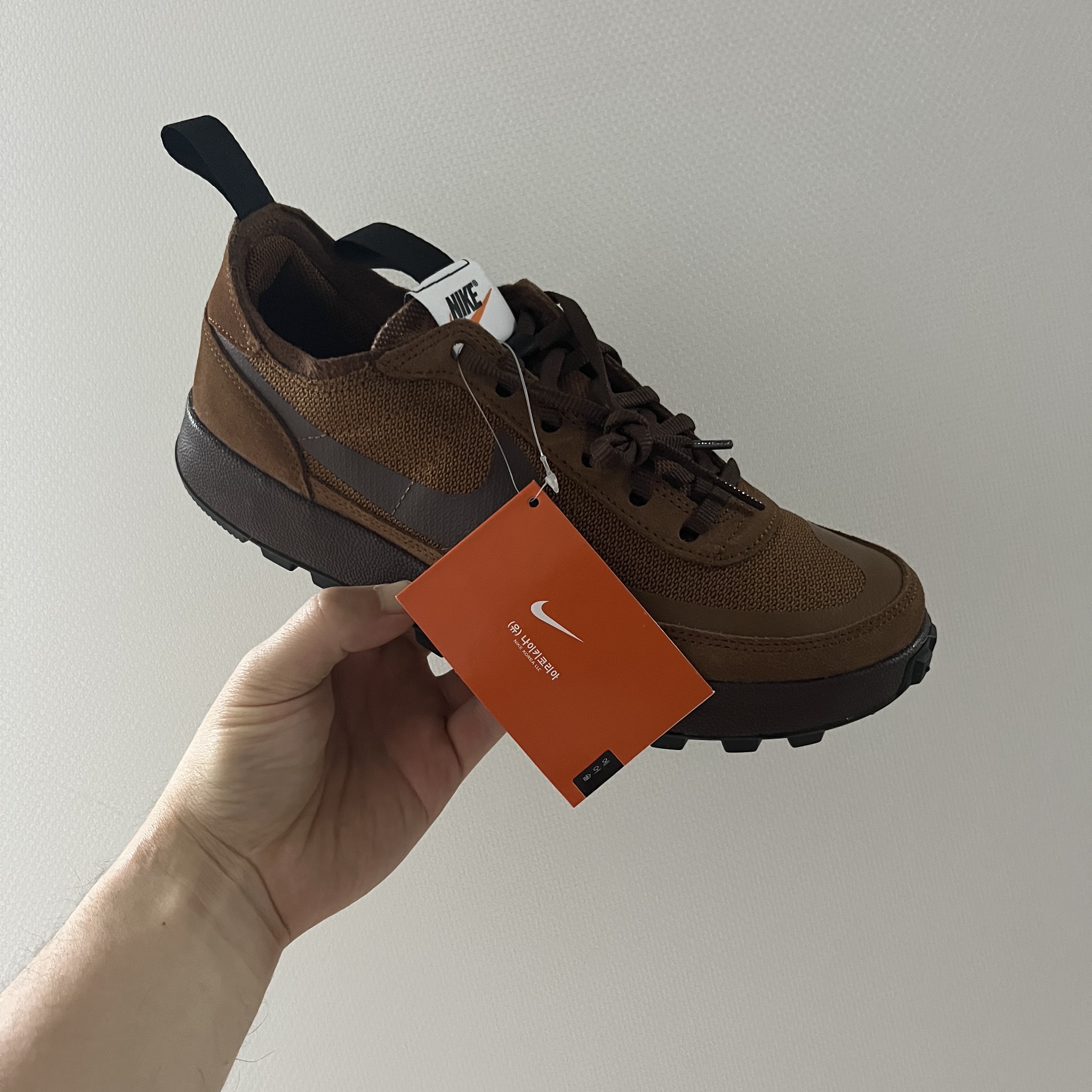 Nike x Tom Sachs General Purpose Shoe Brown 착용 스타일 - 1