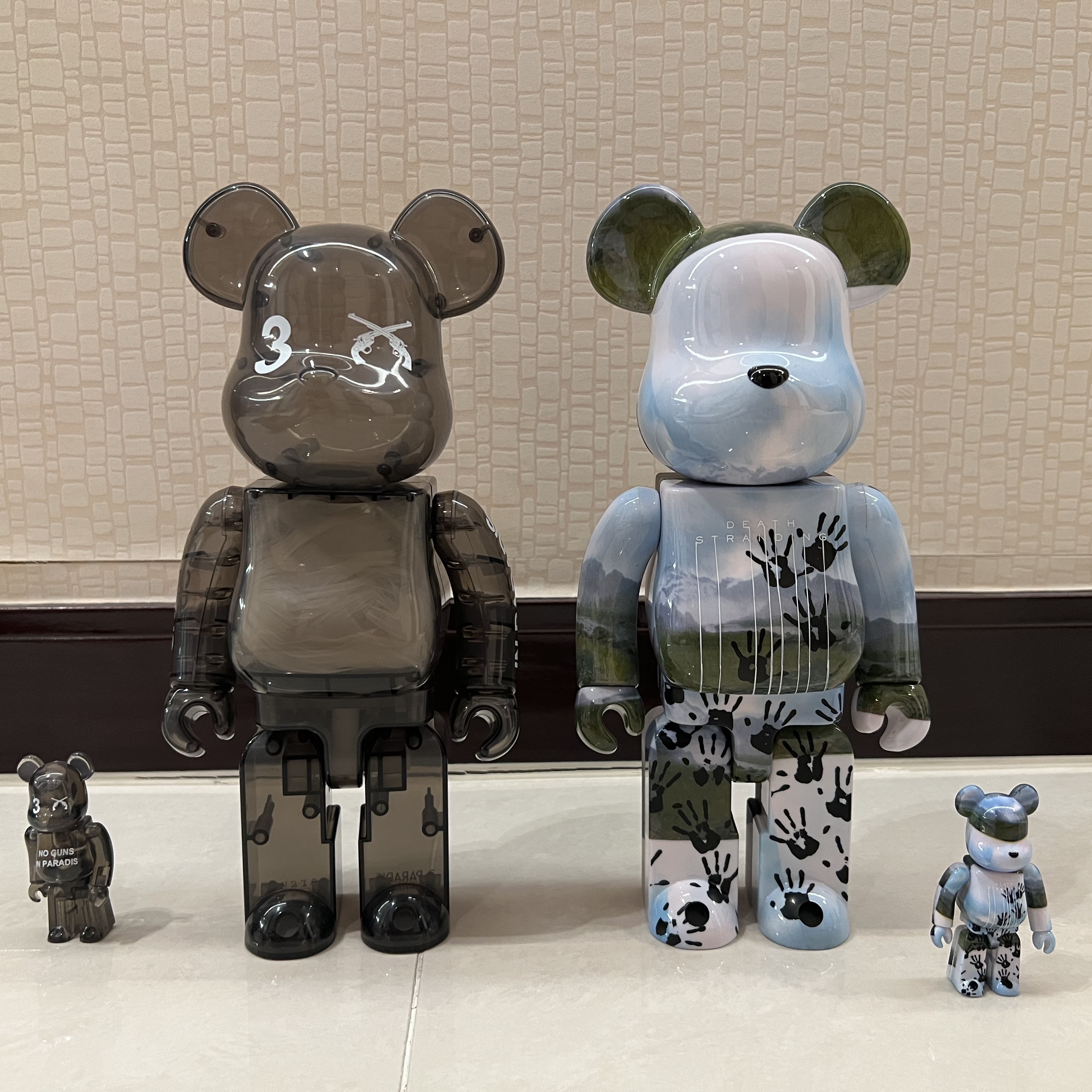 Bearbrick Death Stranding 100% & 400% Set 착용 스타일 - 5