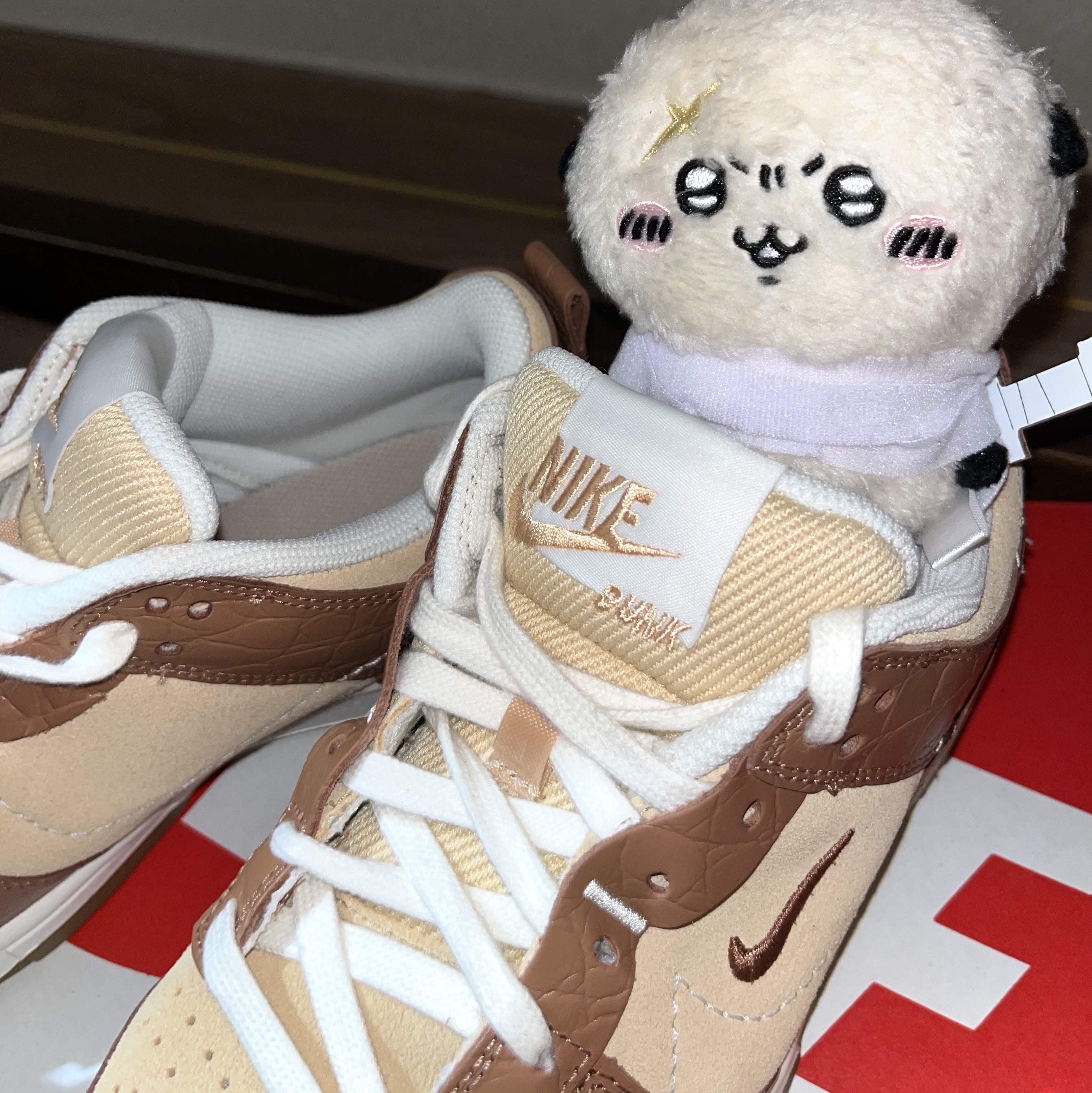(W) Nike Dunk Low Disrupt 2 SE Mineral Clay 착용 스타일 - 1