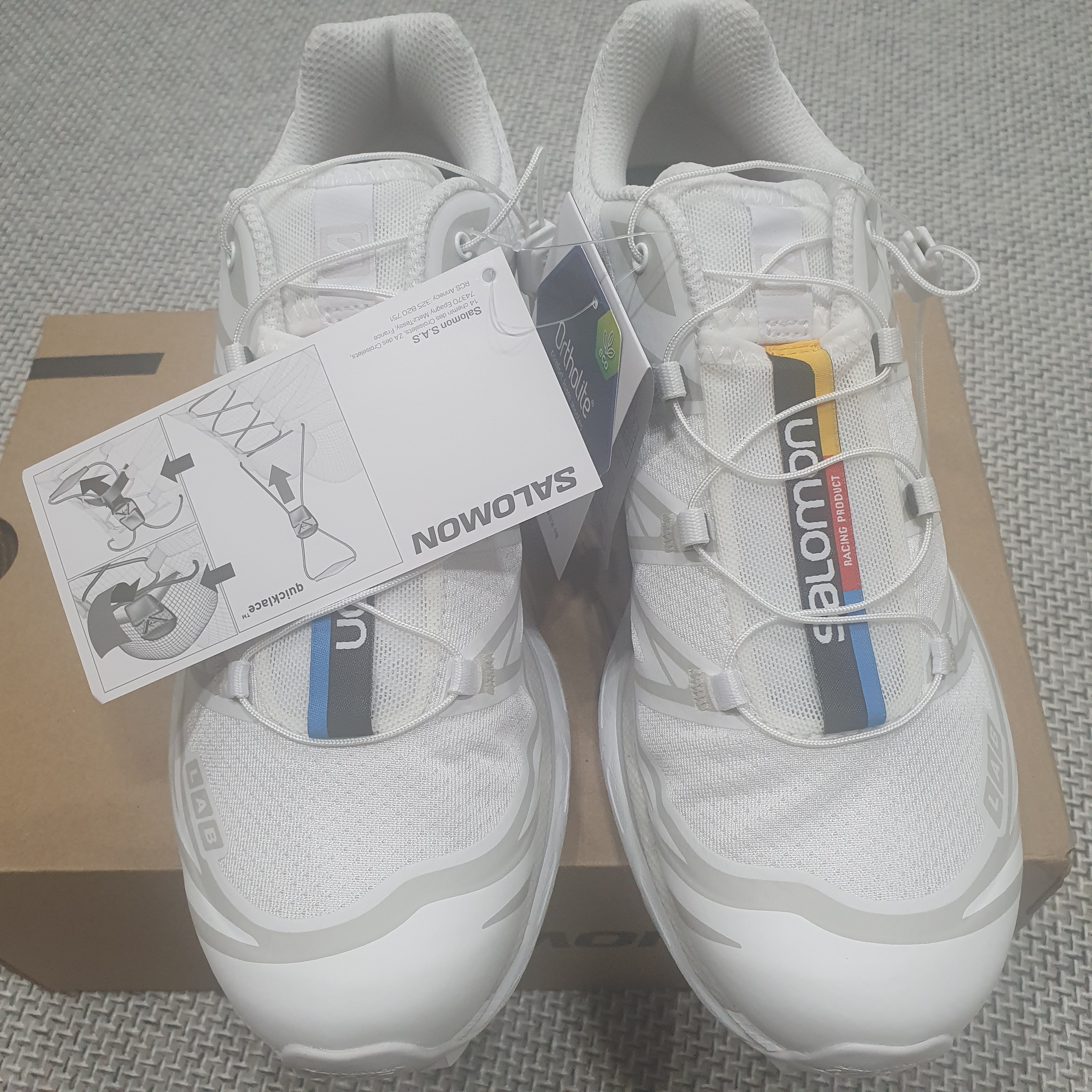 Salomon XT-6 ADV White 착용 스타일