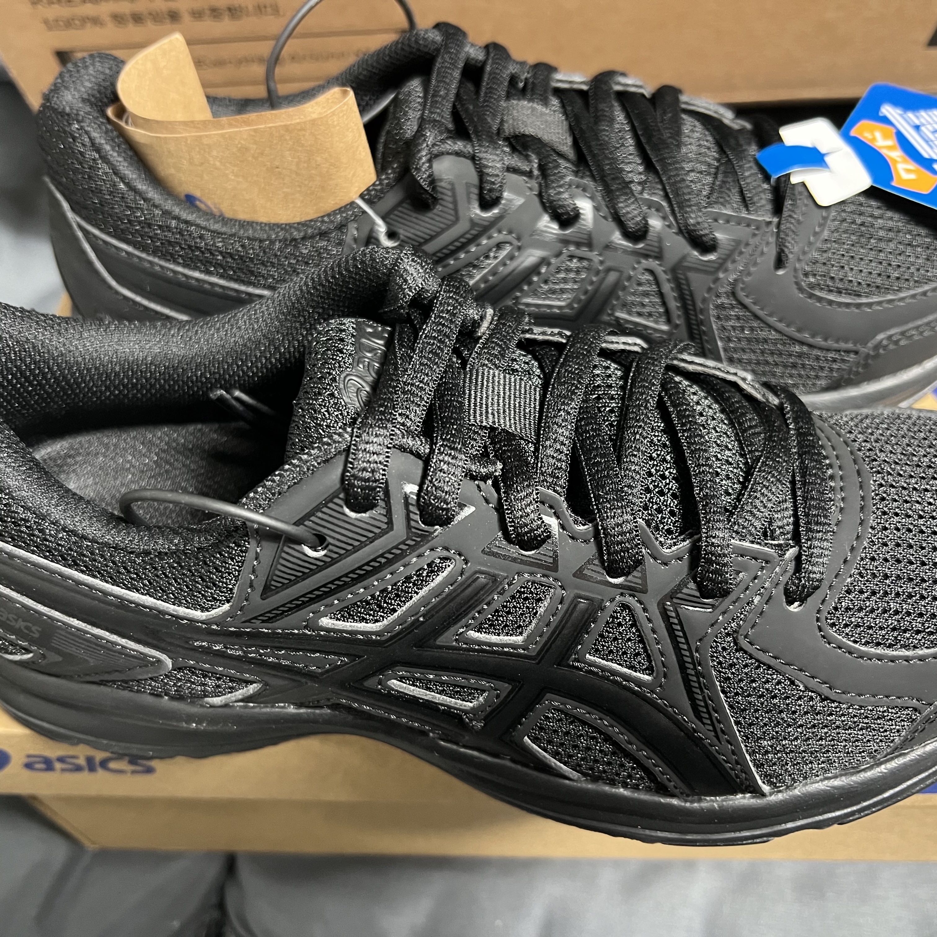 Asics Jog 100 2 Black 착용 스타일