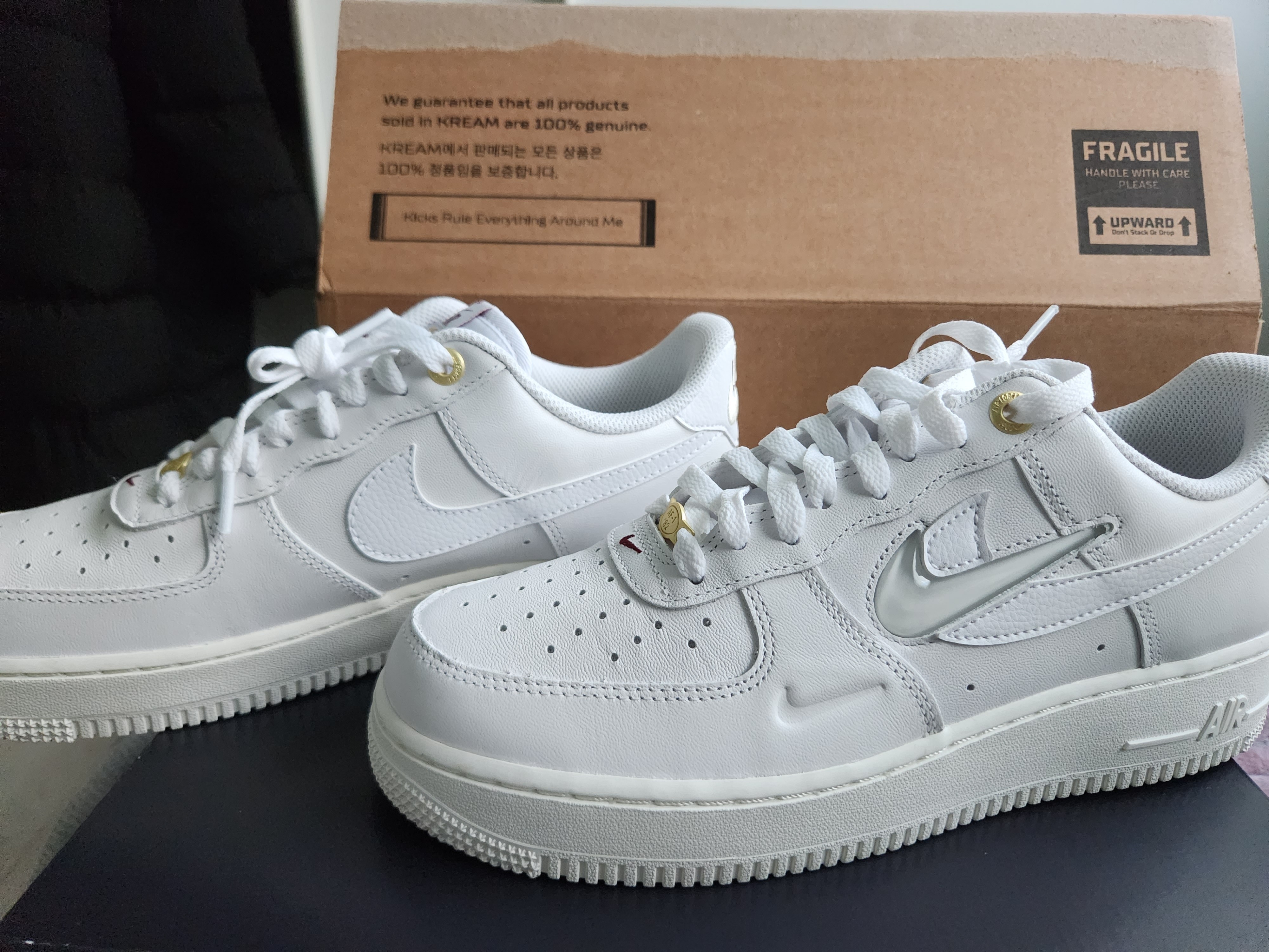 Nike Air Force 1 '07 PRM 40th Anniversary Join Forces White 착용 스타일