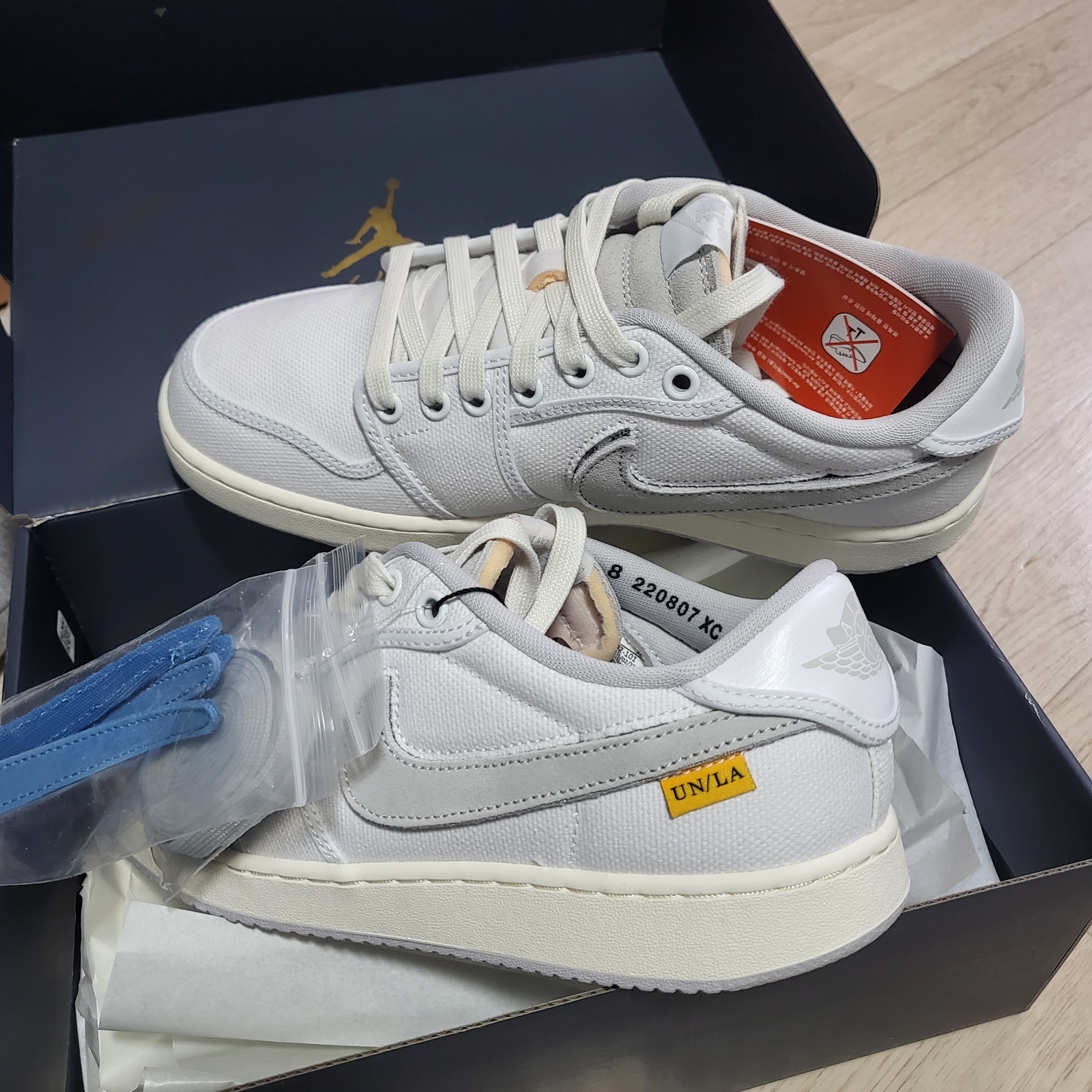 Jordan 1 x Union KO Low White 착용 스타일 - 3