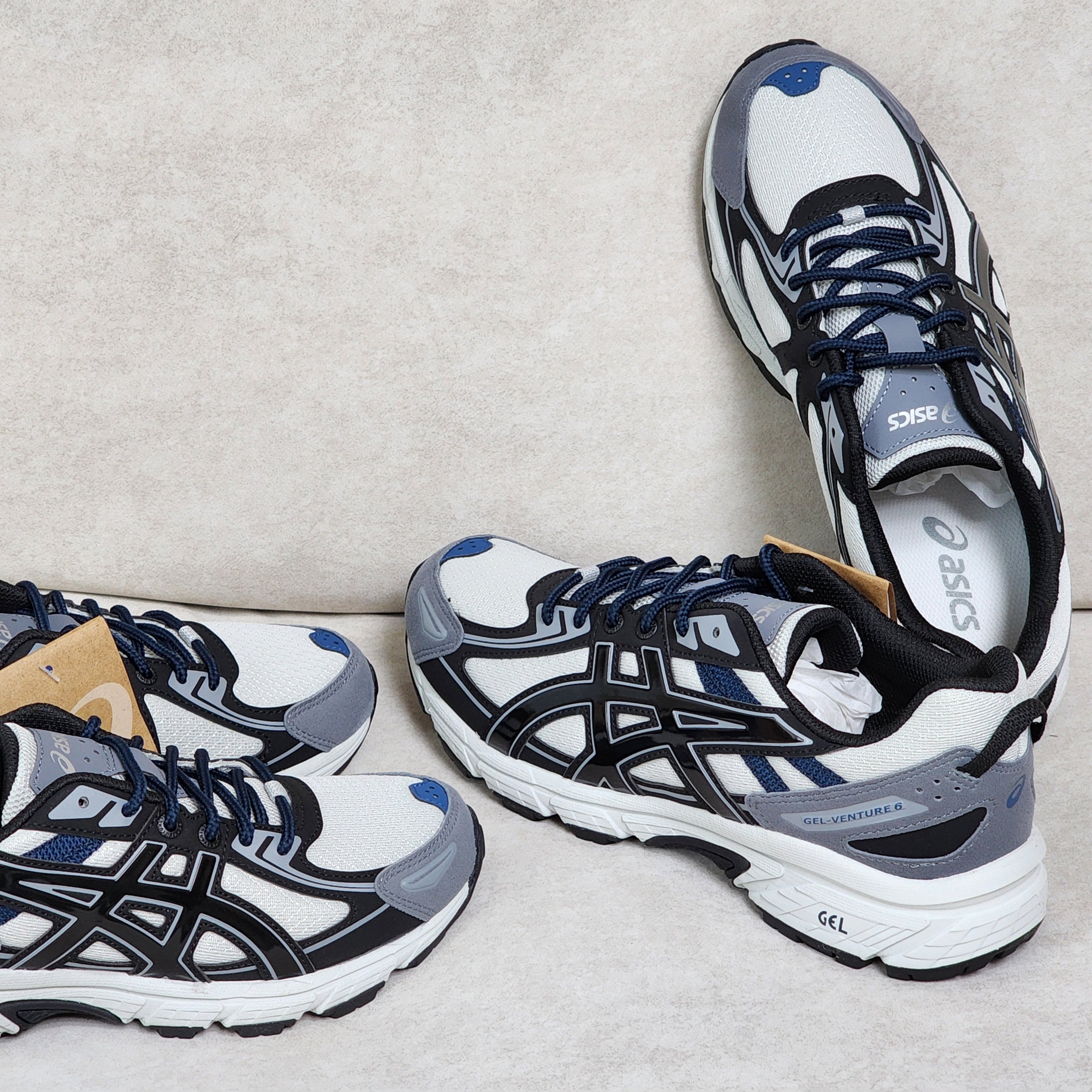 Asics Gel-Venture 6 SPS Glacier Grey 착용 스타일 - 2