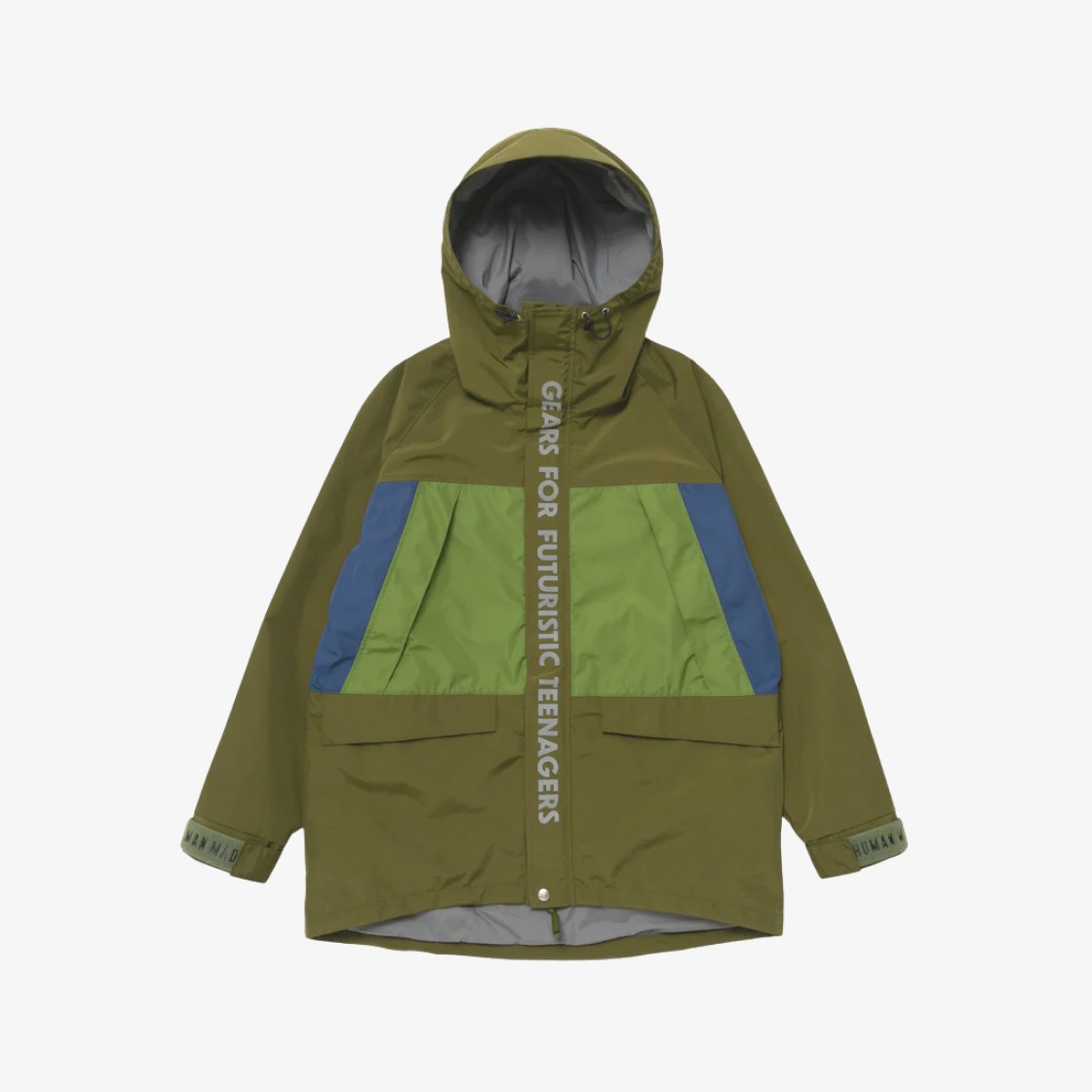 Human Made 3-Layer Shell Jacket Olive Drab 상세 이미지 1