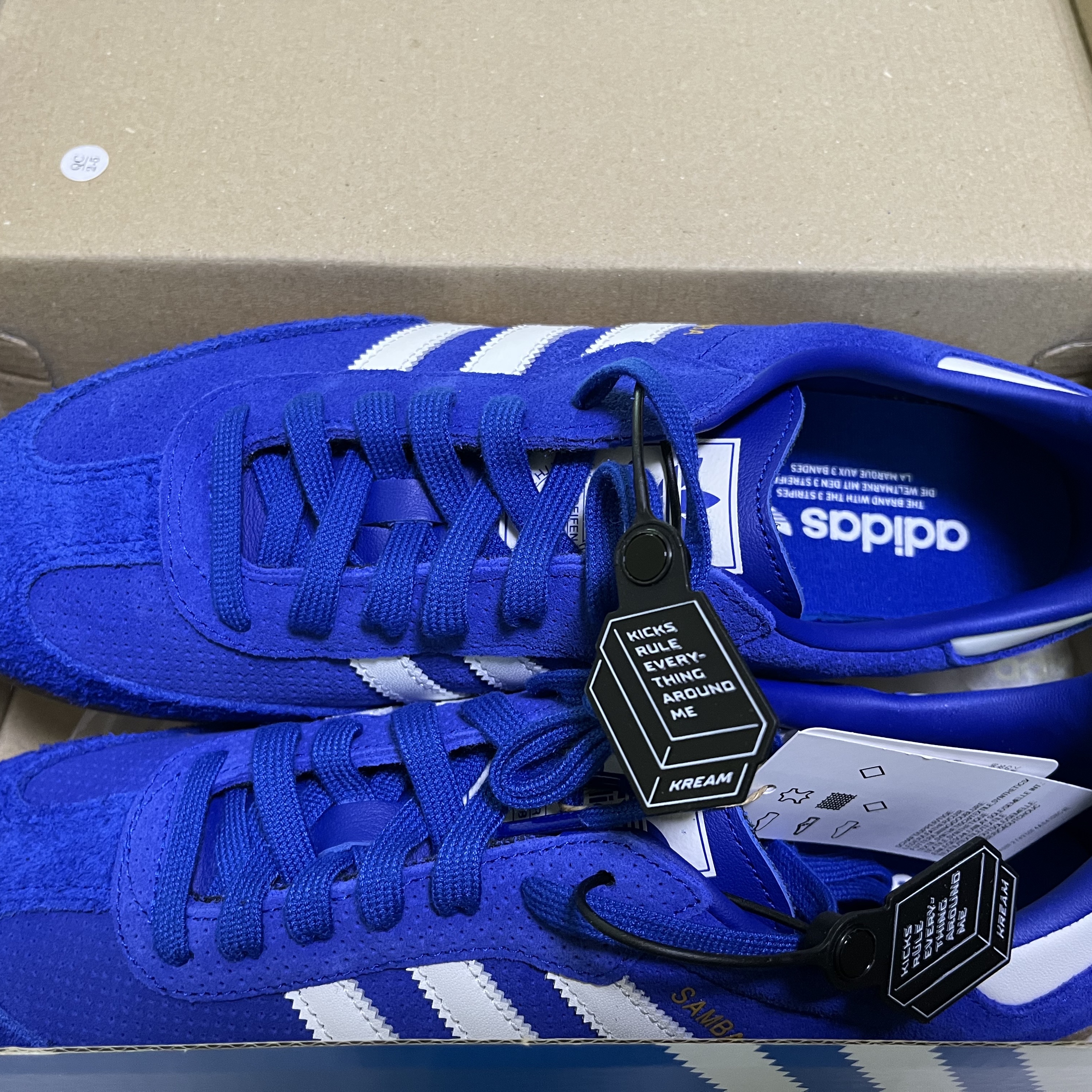 Adidas Samba OG Royal Blue 착용 스타일 - 1