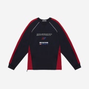 Instantfunk Women Ms Graphic Print Sweatshirt Navy
