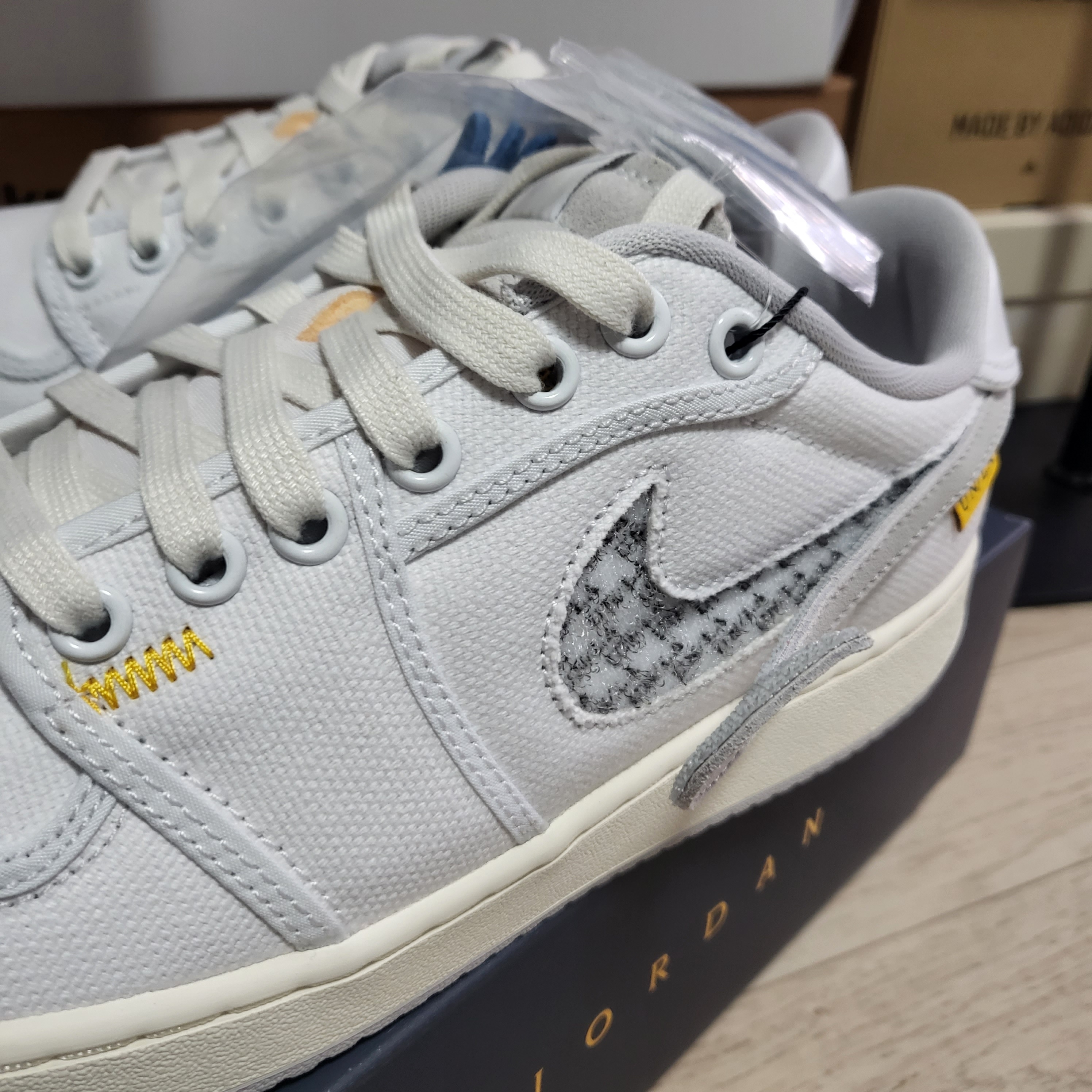 Jordan 1 x Union KO Low White 착용 스타일 - 1