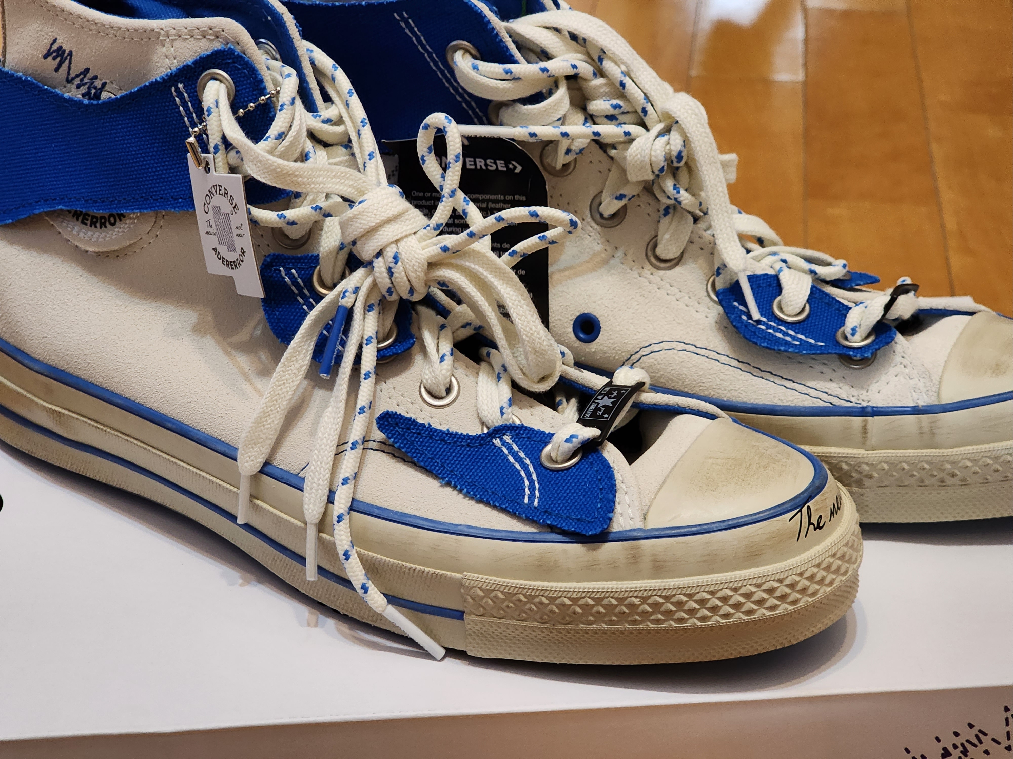 Converse x Ader Error Chuck 70 High White 착용 스타일 - 2