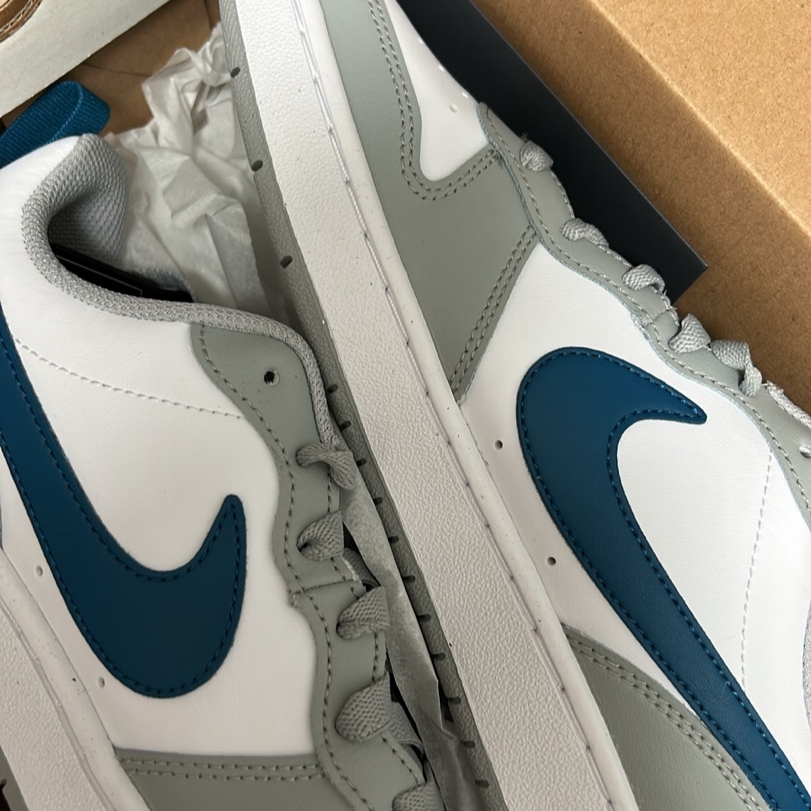 (GS) Nike Court Borough Low 2 Light Smoke Grey 착용 스타일