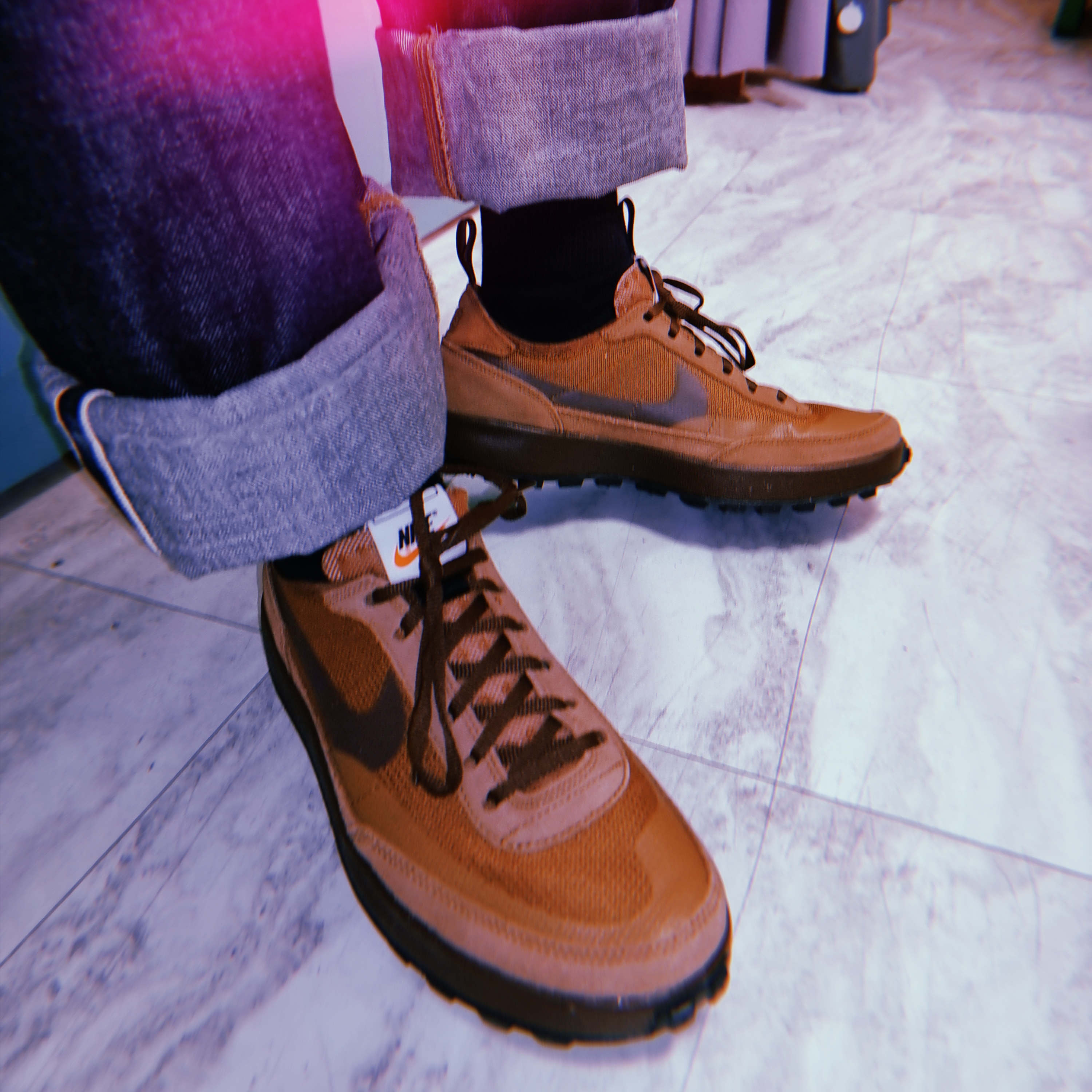 Nike x Tom Sachs General Purpose Shoe Brown 착용 스타일 - 1