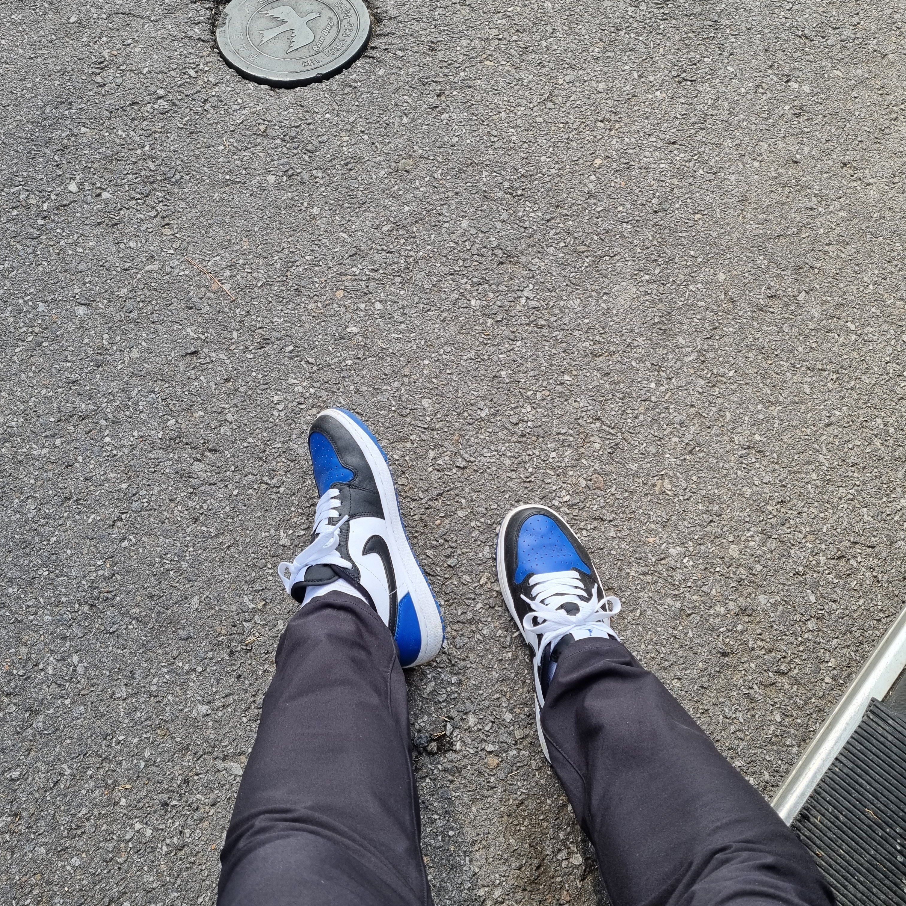 Jordan 1 Low Golf Sport Royal 착용 스타일 - 2