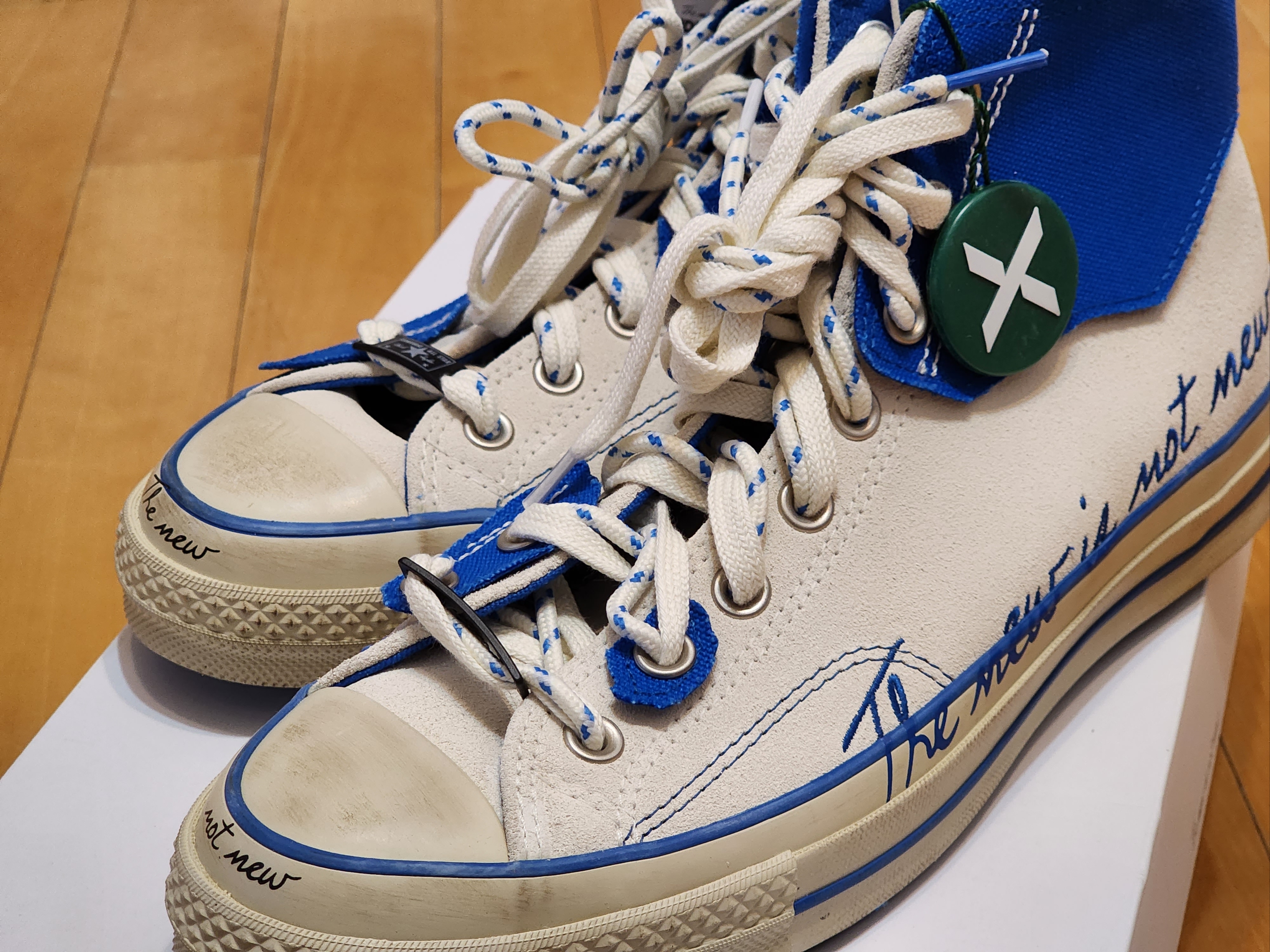Converse x Ader Error Chuck 70 High White 착용 스타일 - 1