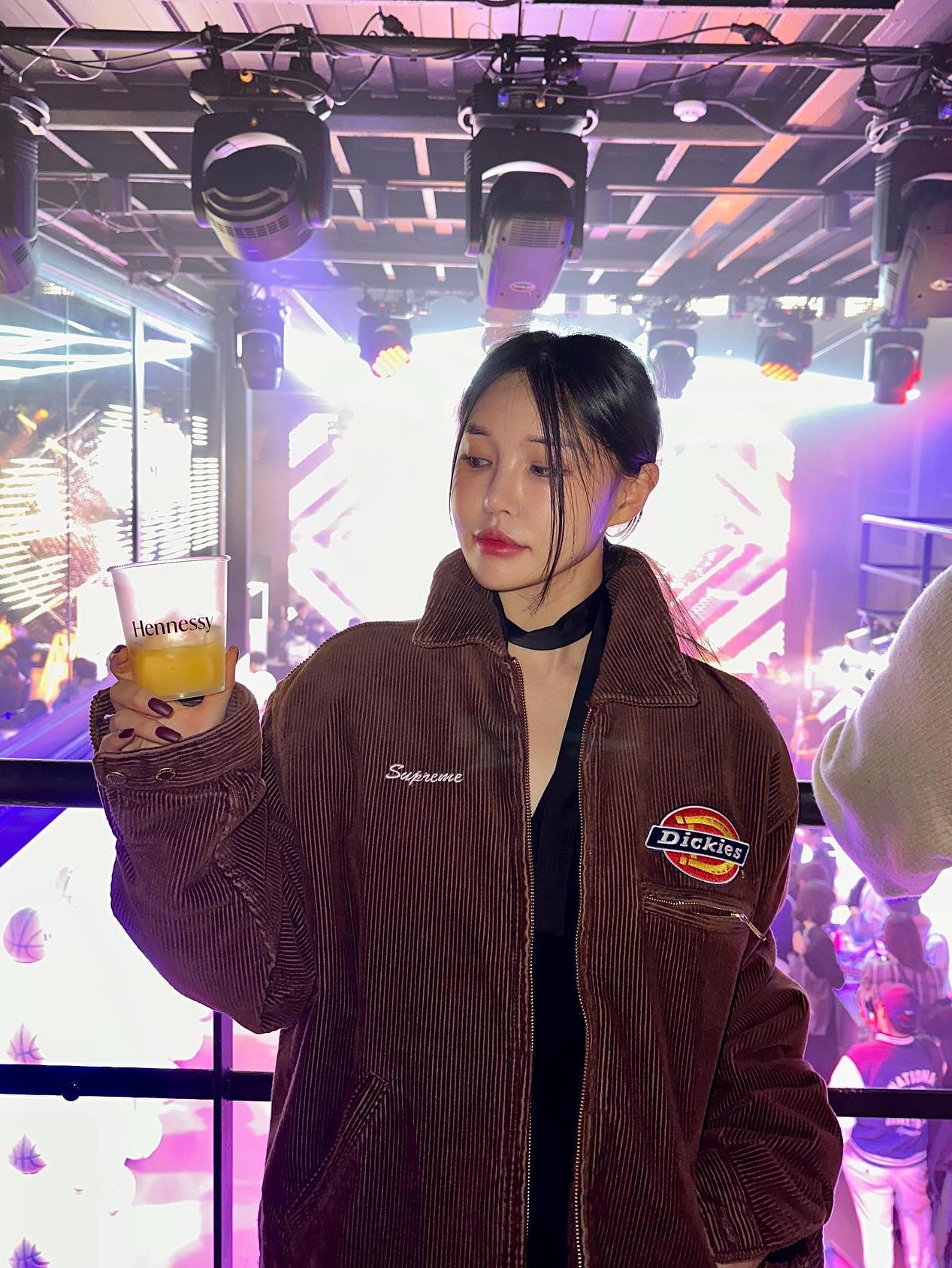 Supreme x Dickies Corduroy Work Jacket Brown - 22FW, Supreme x Dickies Corduroy Work Jacket White - 22FW 착용 스타일
