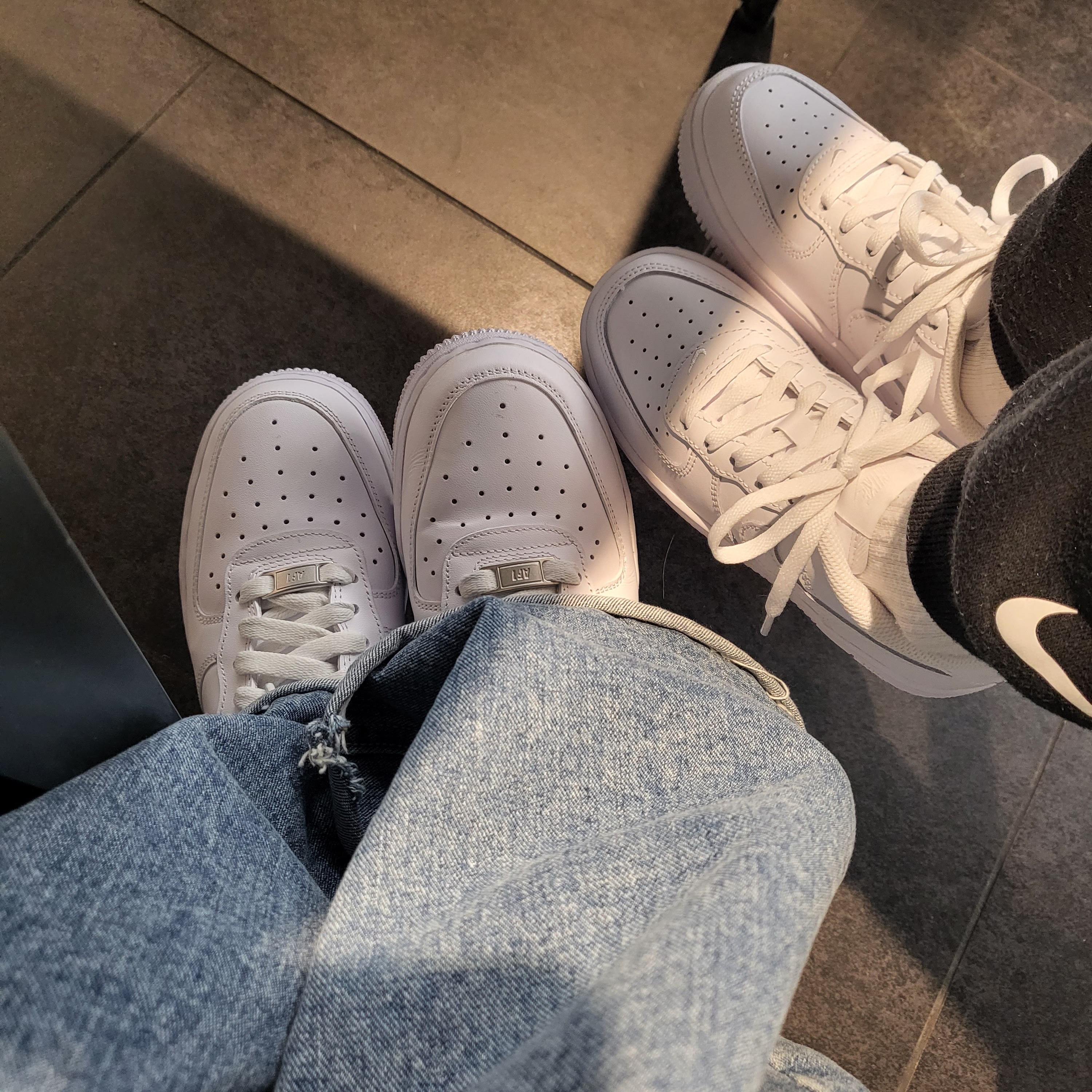 Nike Air Force 1 '07 Low White 착용 스타일