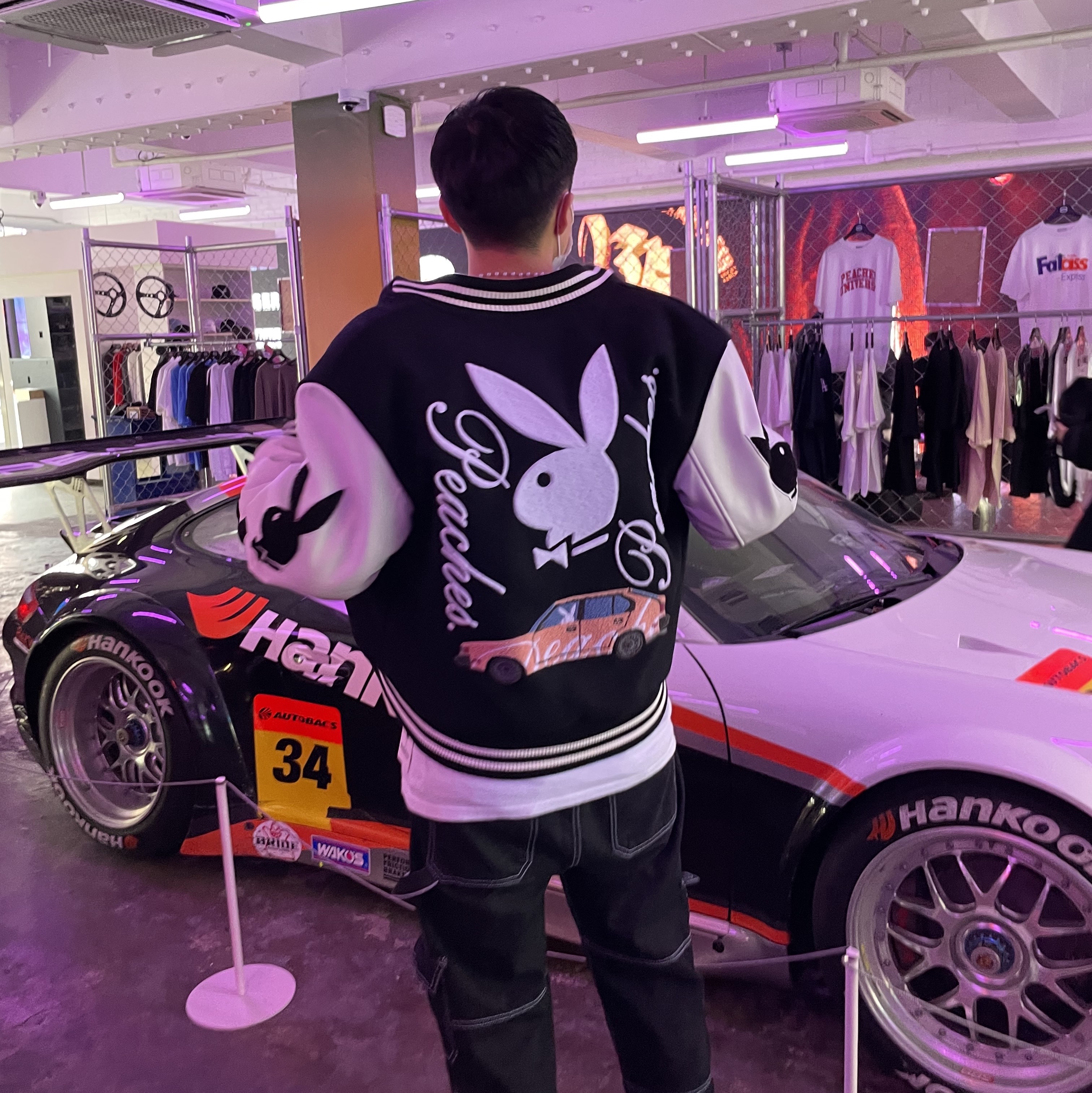 Stussy World Tour LS T-Shirt White, Asics Gel-1090 White Midnight 착용 스타일 - 3