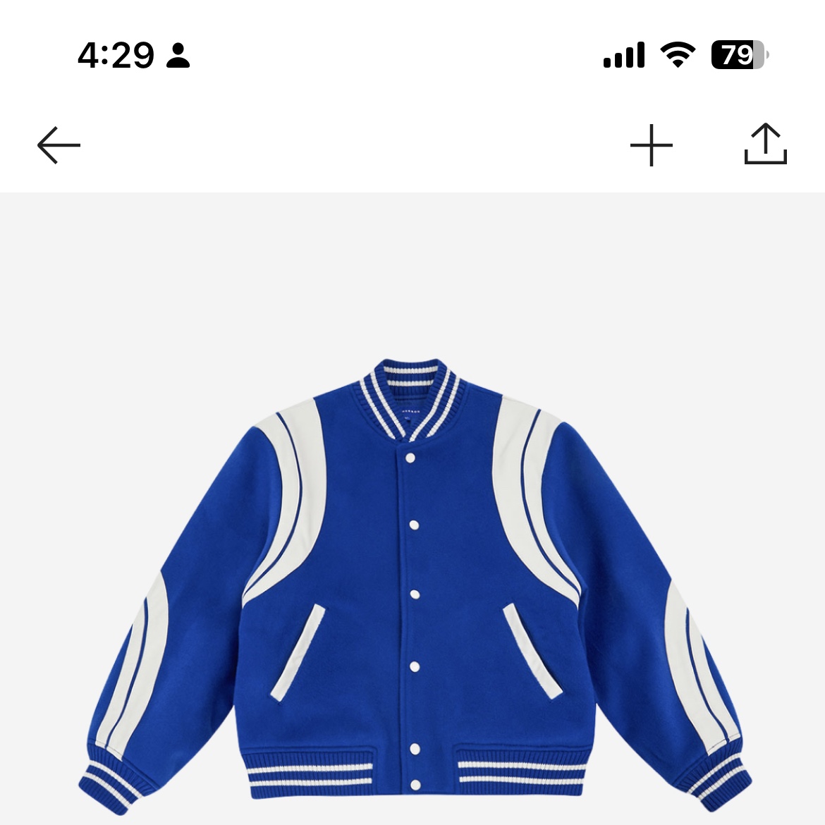 Ader Error Twit Jumper Blue 착용 스타일