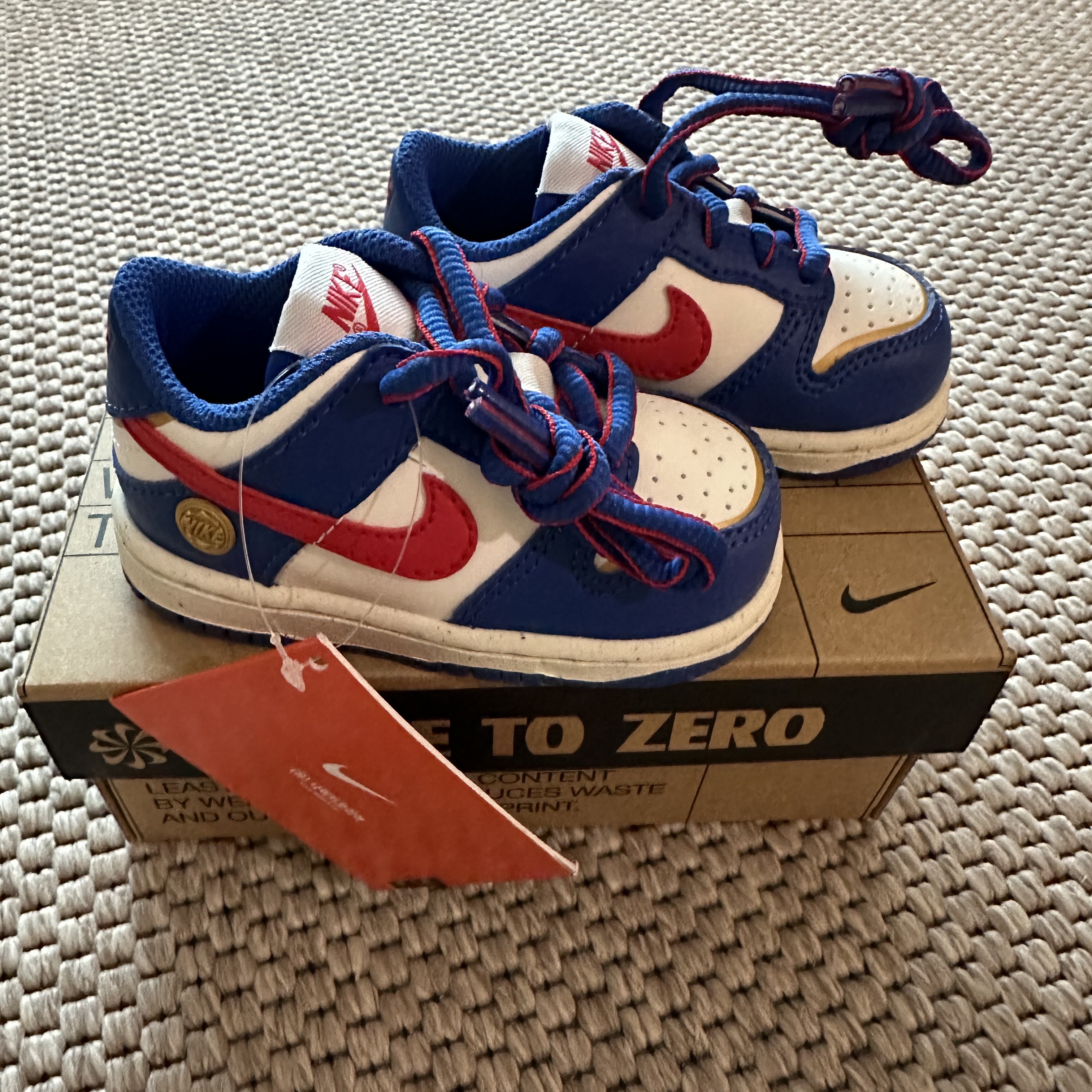 (TD) Nike Dunk Low Game Royal University Red 착용 스타일