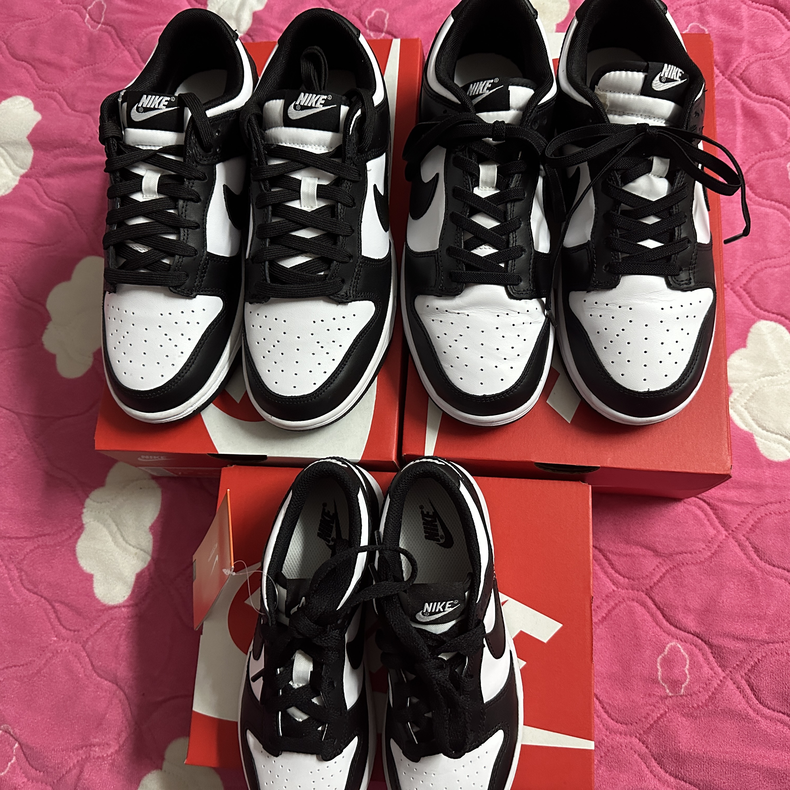 (GS) Nike Dunk Low Black, (W) Nike Dunk Low Black 착용 스타일 - 1