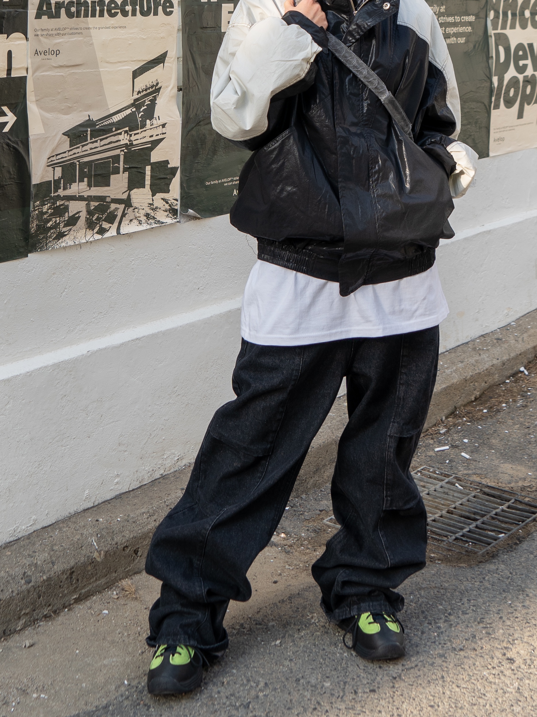 Nike x Stussy Air Penny II Vivid Green and Black 착용 스타일 - 3