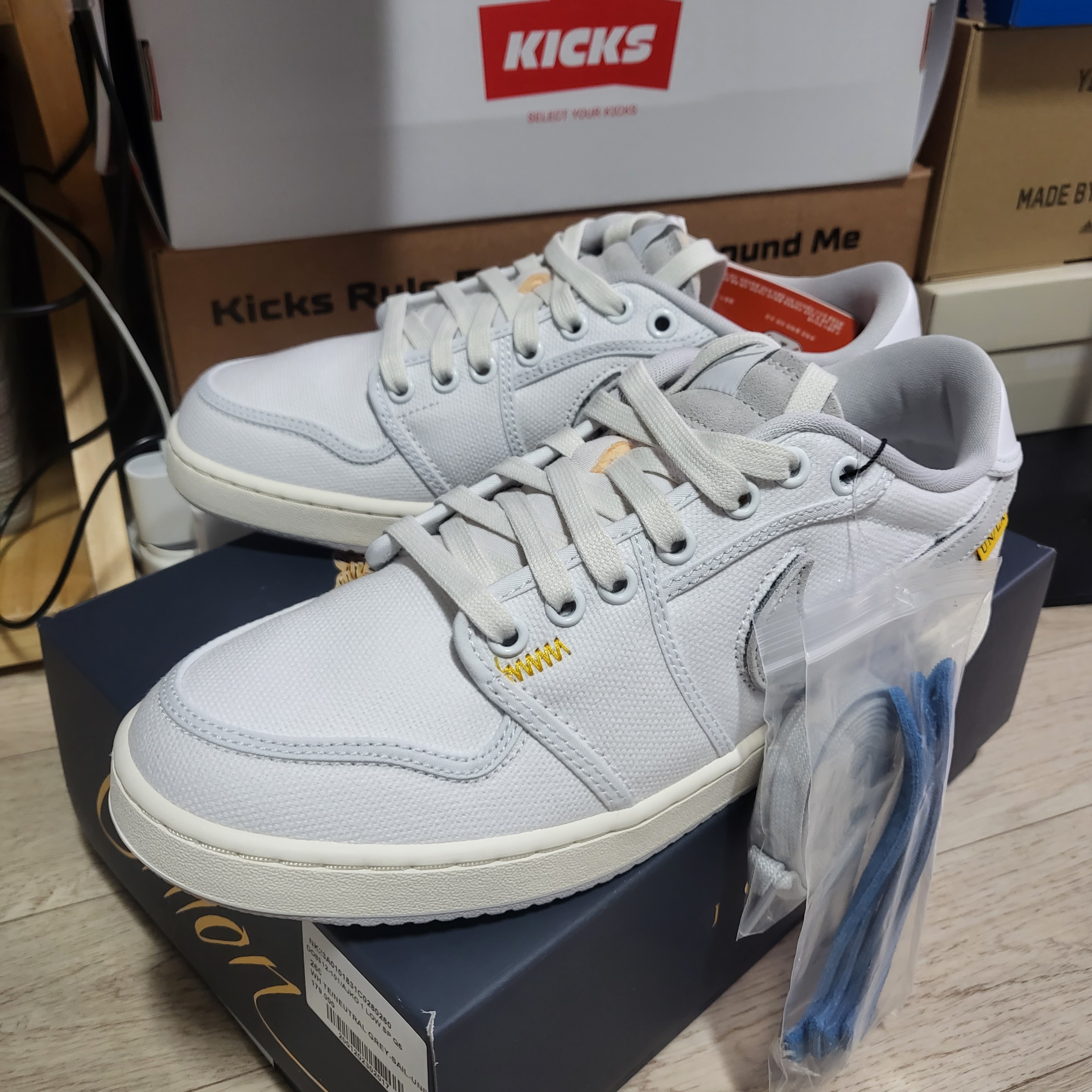 Jordan 1 x Union KO Low White 착용 스타일 - 2