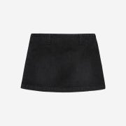 Instantfunk Women Low-Rise Denim Mini Skirt Black