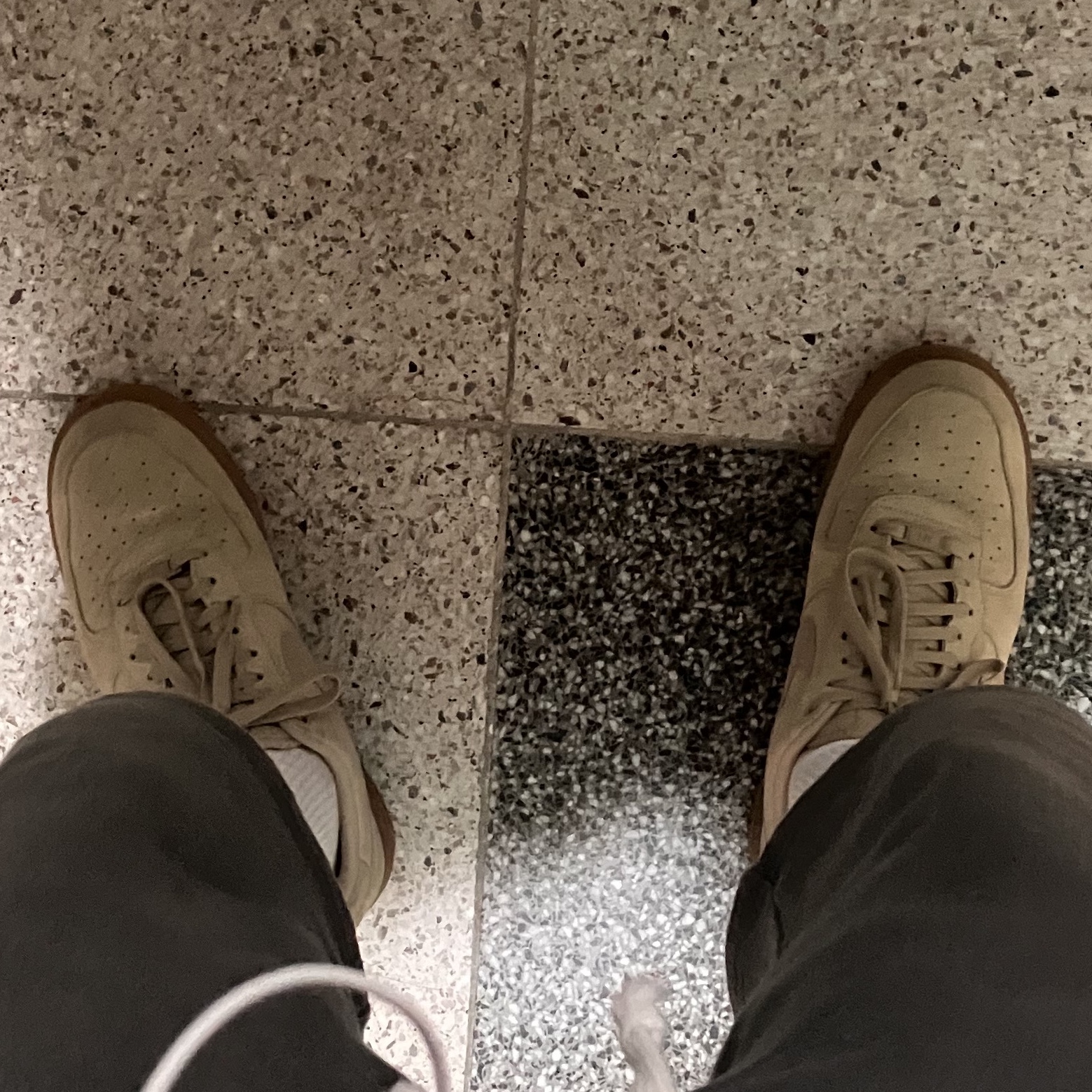 Nike Air Force 1 '07 LV8 Suede Mushroom 착용 스타일