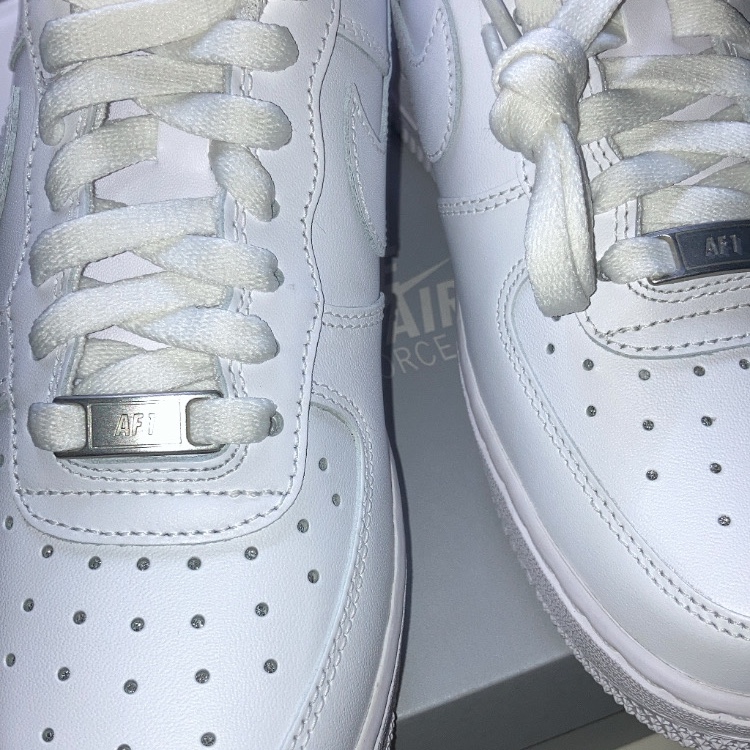 (W) Nike Air Force 1 '07 Low White 착용 스타일 - 1