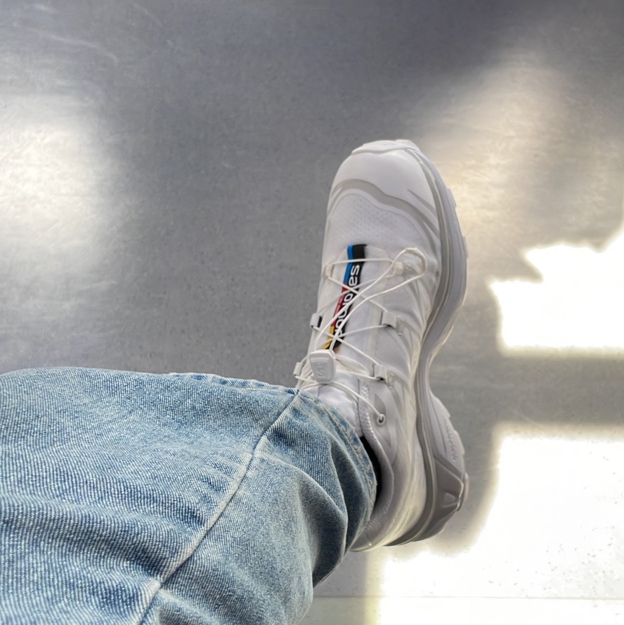 Salomon XT-6 ADV White 착용 스타일