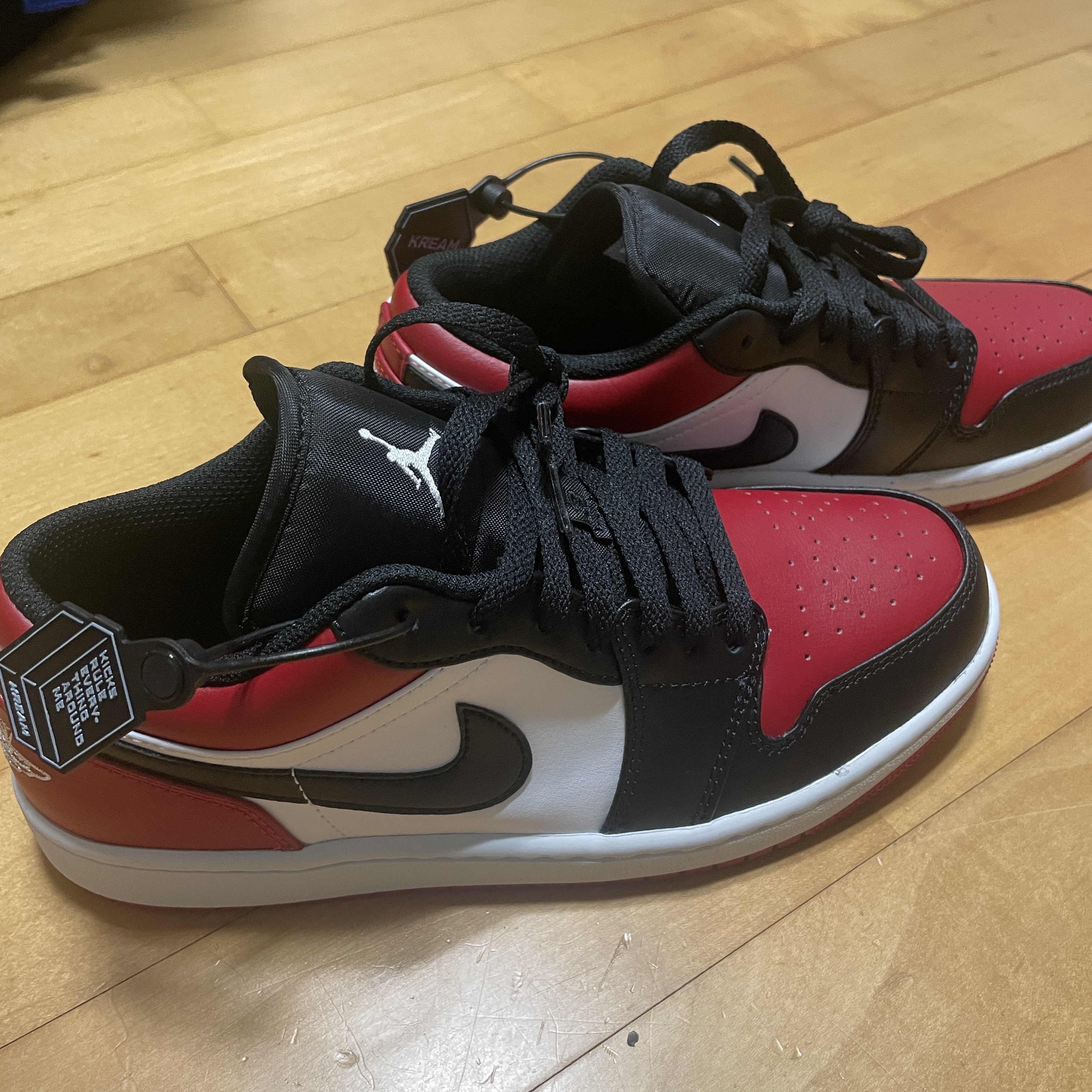 Jordan 1 Low Bred Toe 착용 스타일