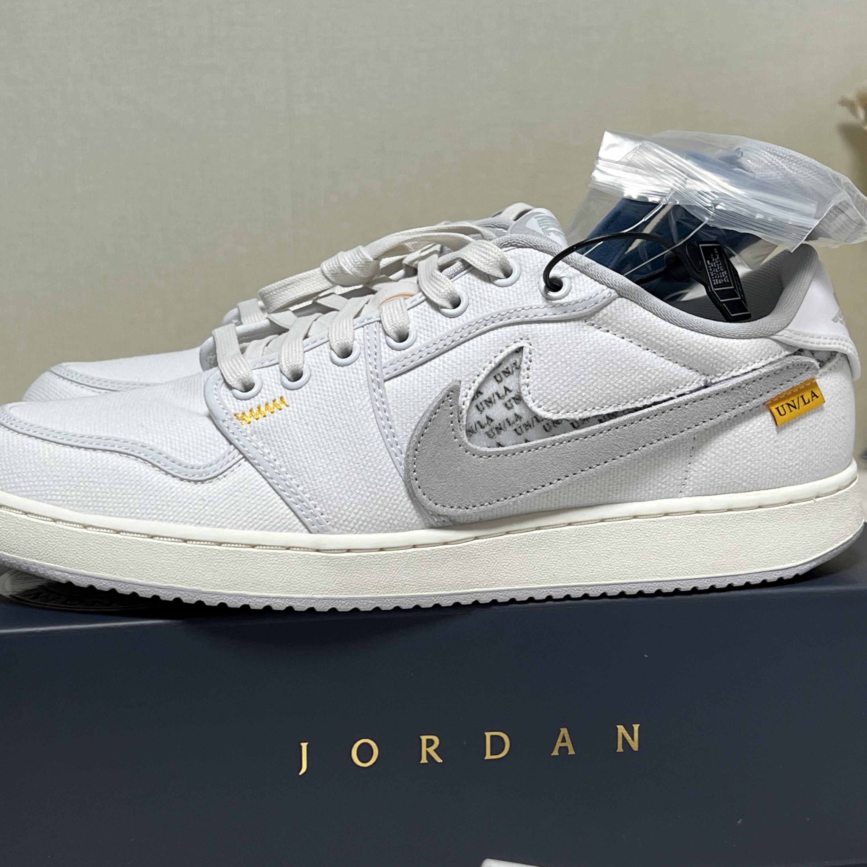Jordan 1 x Union KO Low White 착용 스타일