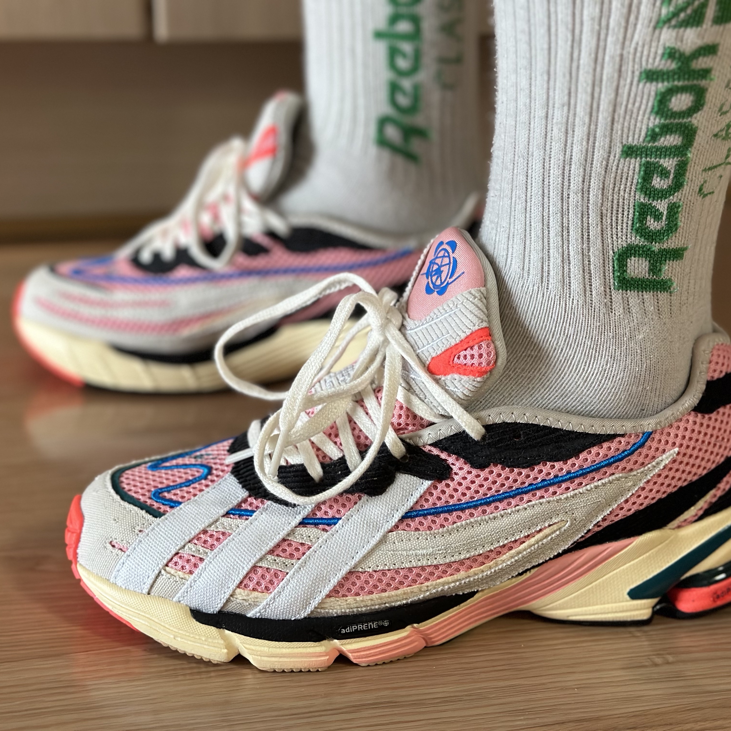 Adidas x Sean Wotherspoon Orketro White Easy Yellow 착용 스타일 - 2