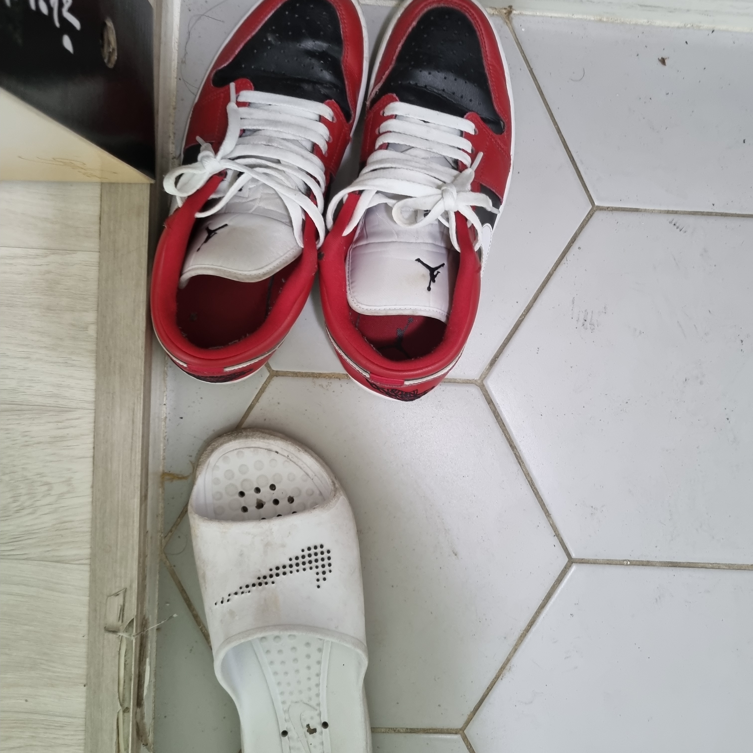 (W) Jordan 1 Low Chicago Flip 착용 스타일