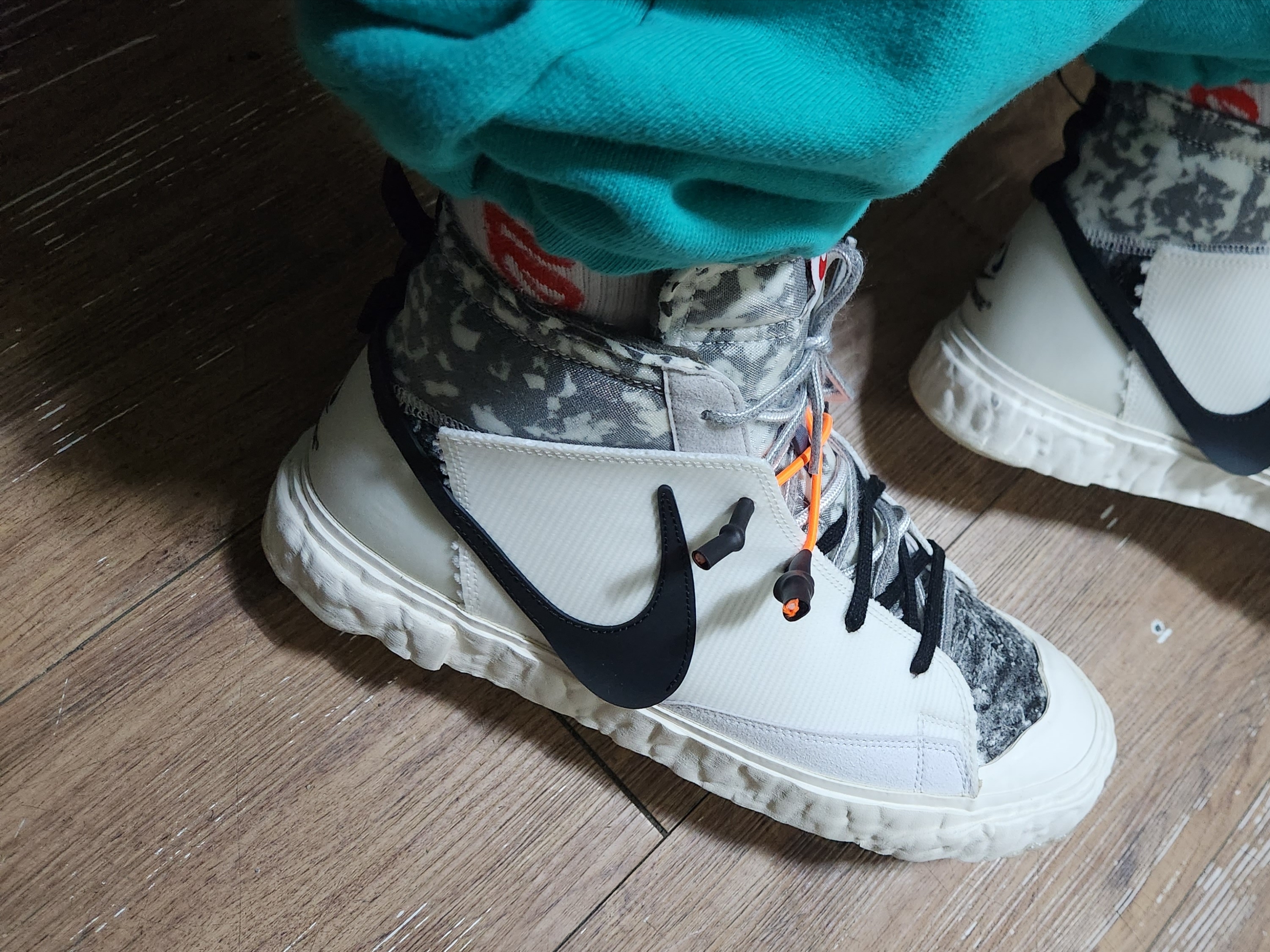 Nike x Readymade Blazer Mid White 착용 스타일 - 4