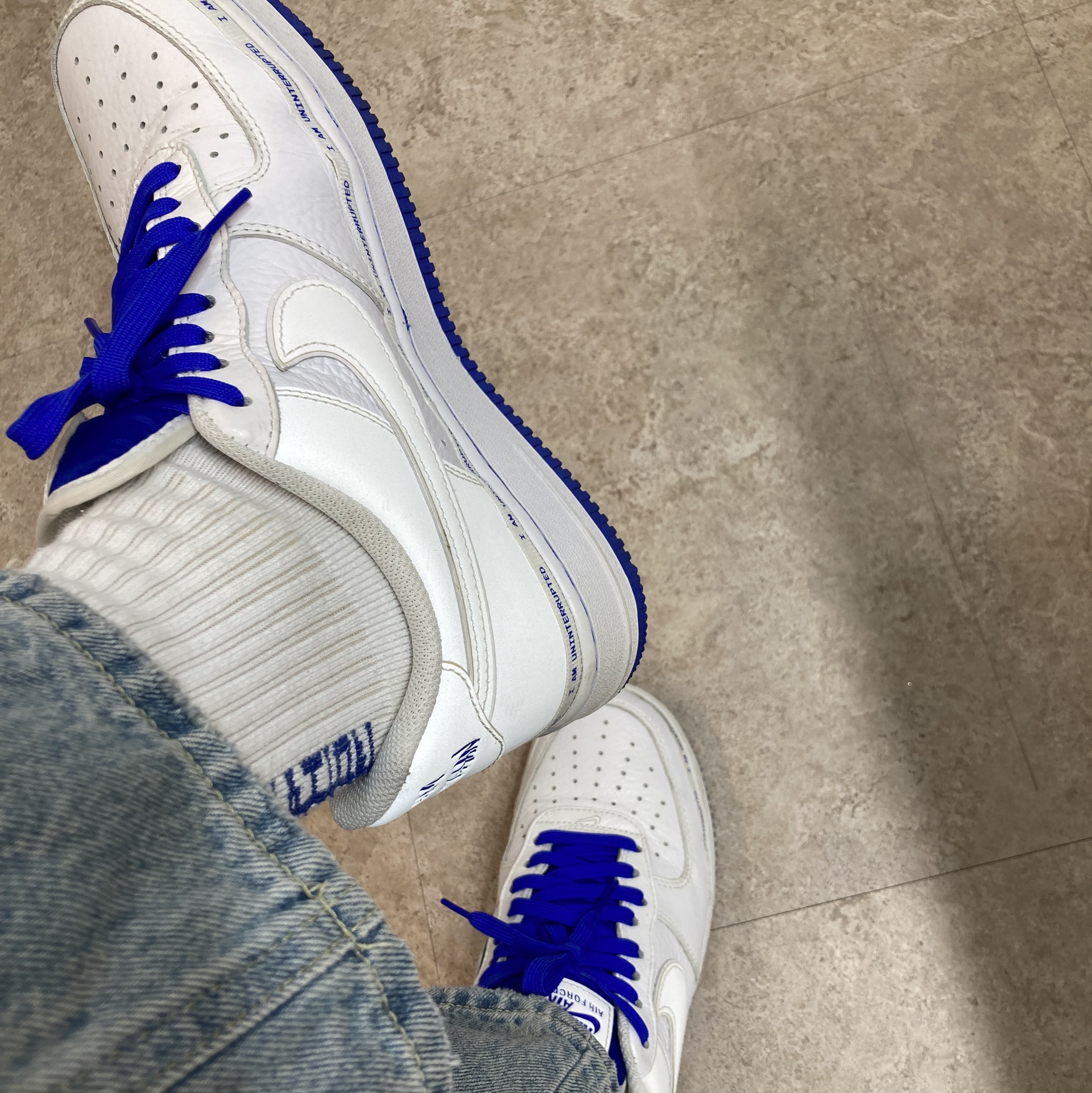 Nike x Uninterrupted Air Force 1 Low QS More Than 착용 스타일