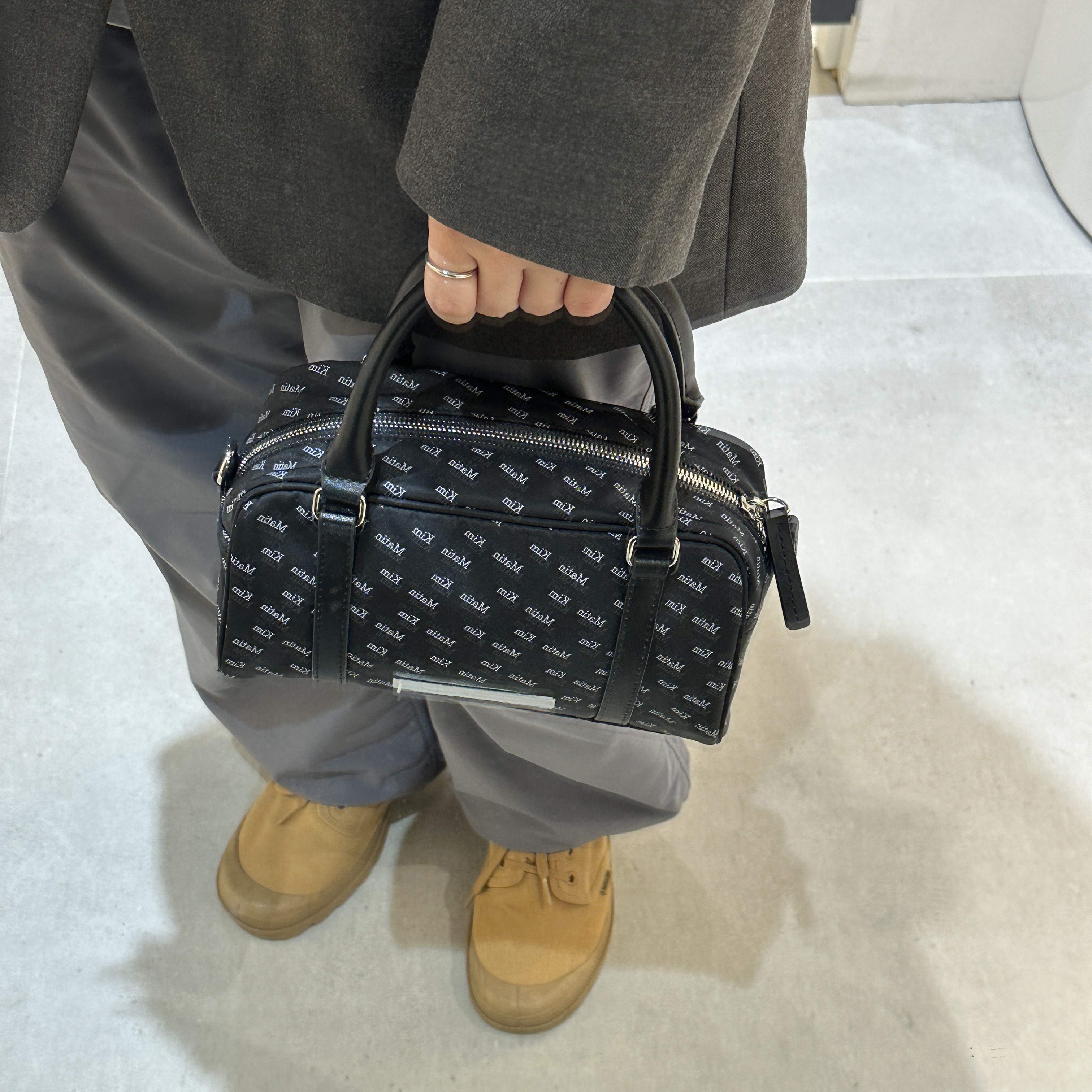 Sansan Gear Pocket Pants Grey - 22FW 착용 스타일 - 2