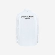 Wooyoungmi Cotton Back Logo Shirt White - 23SS
