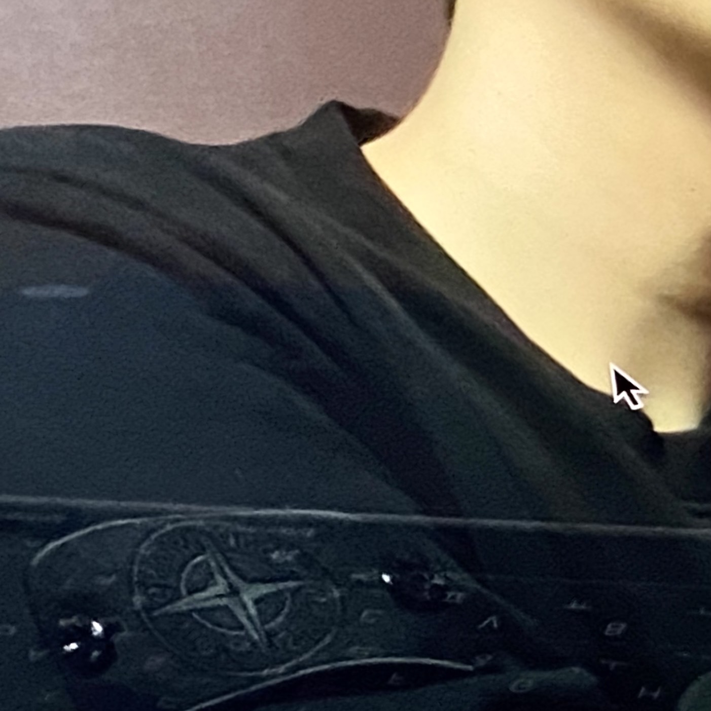 Stone Island 63020 Crewneck Sweatshirt Black - 22FW 착용 스타일