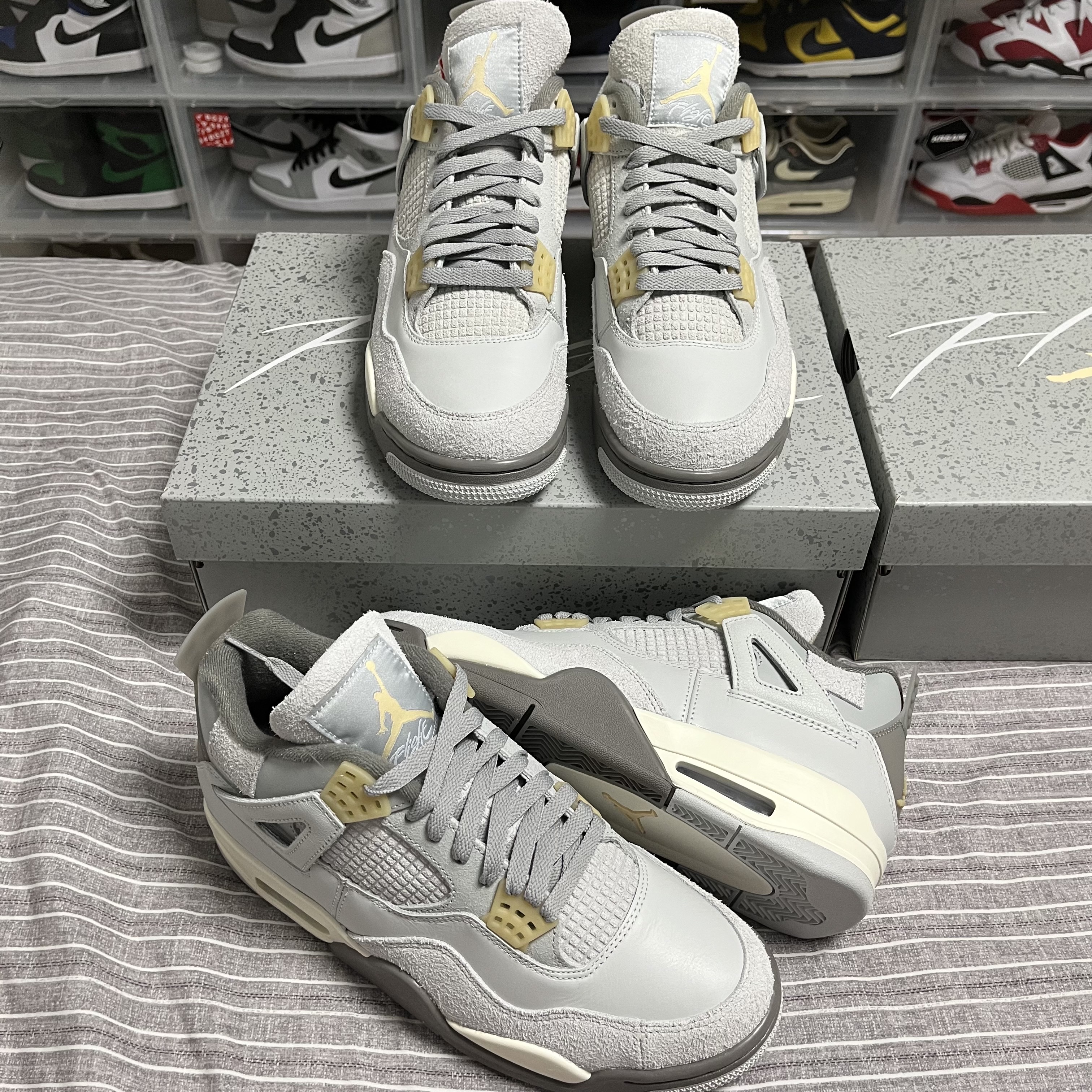 Jordan 4 Retro SE Craft 착용 스타일 - 1