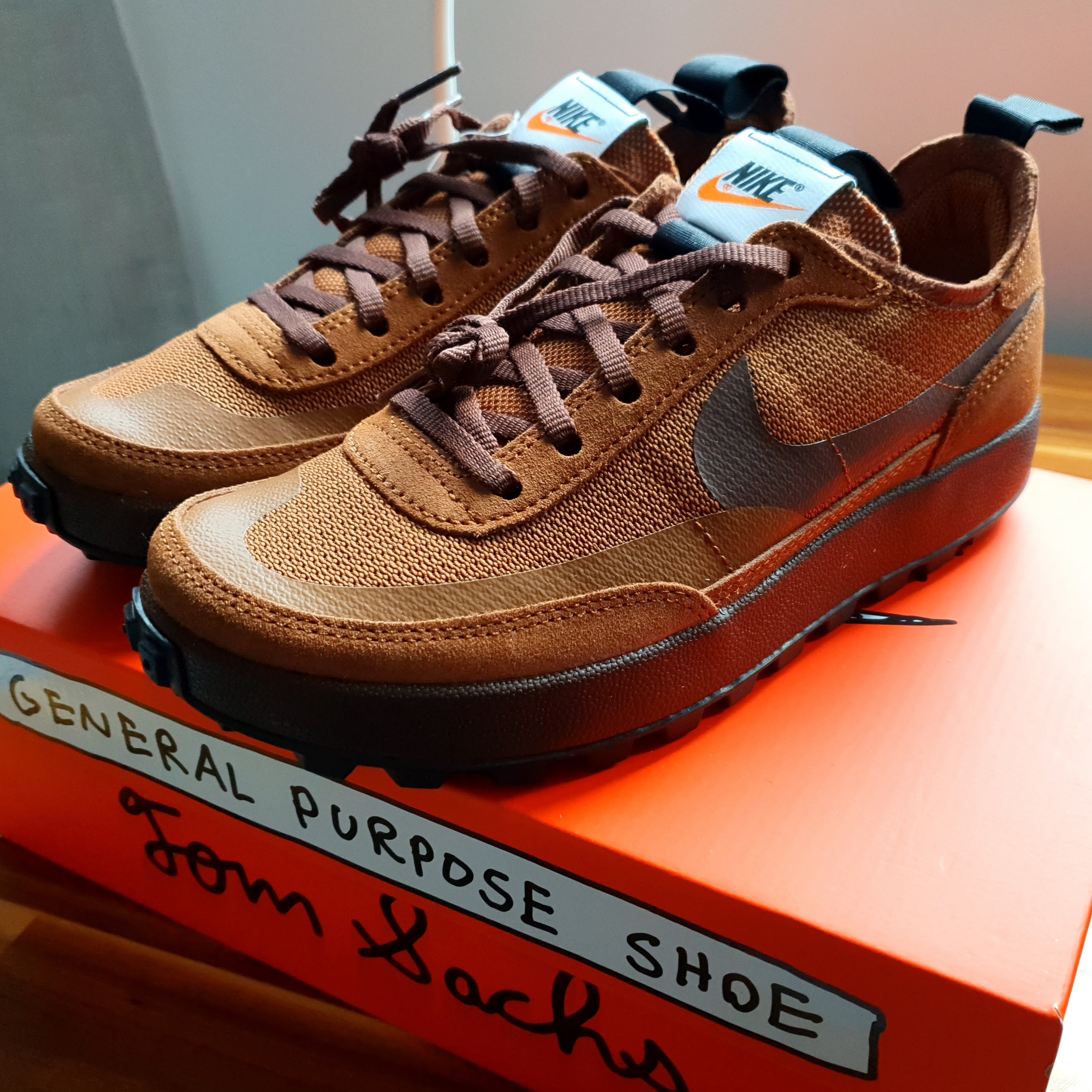 Nike x Tom Sachs General Purpose Shoe Brown 착용 스타일